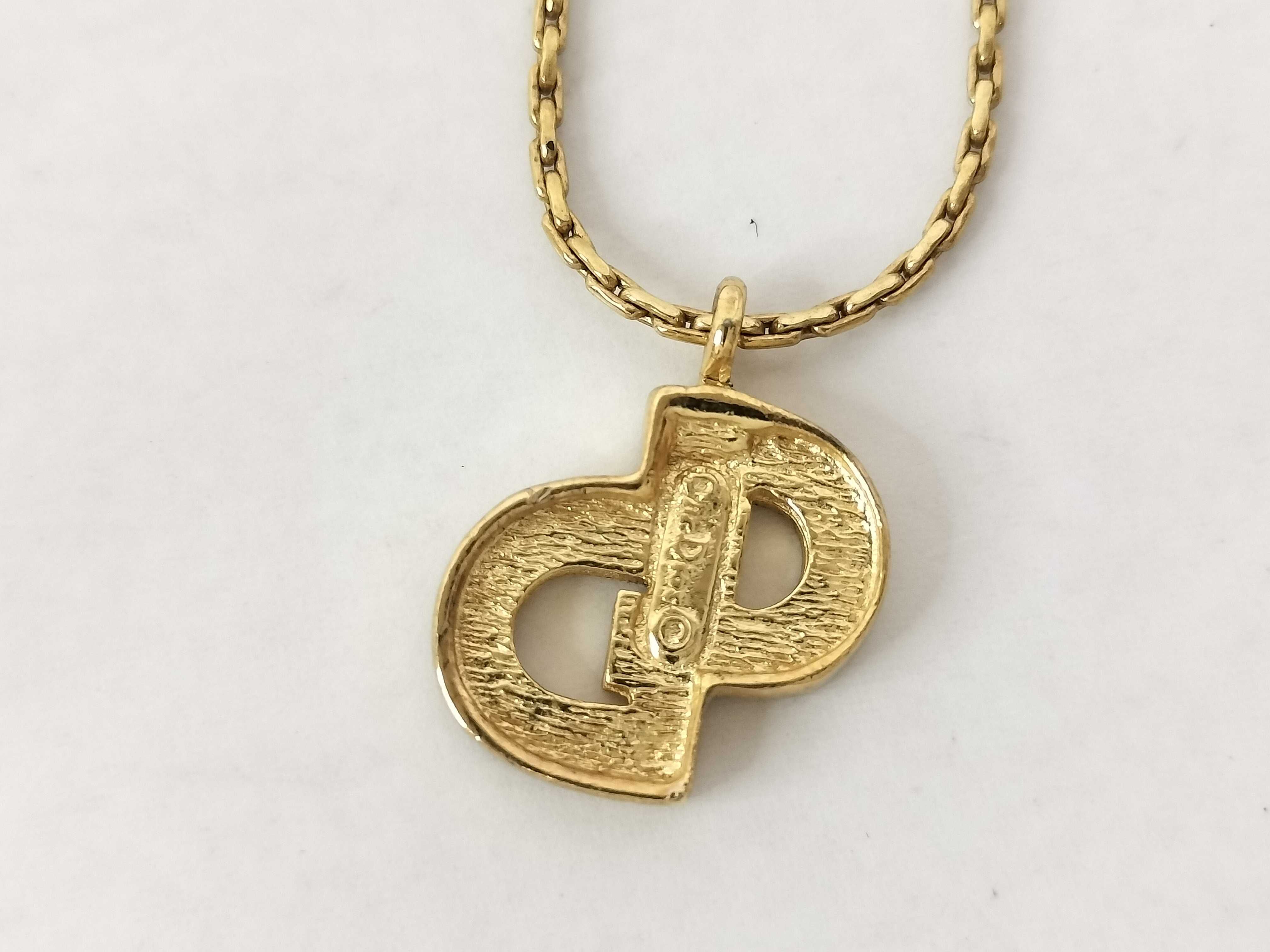 Gold Logo Necklace — view 5