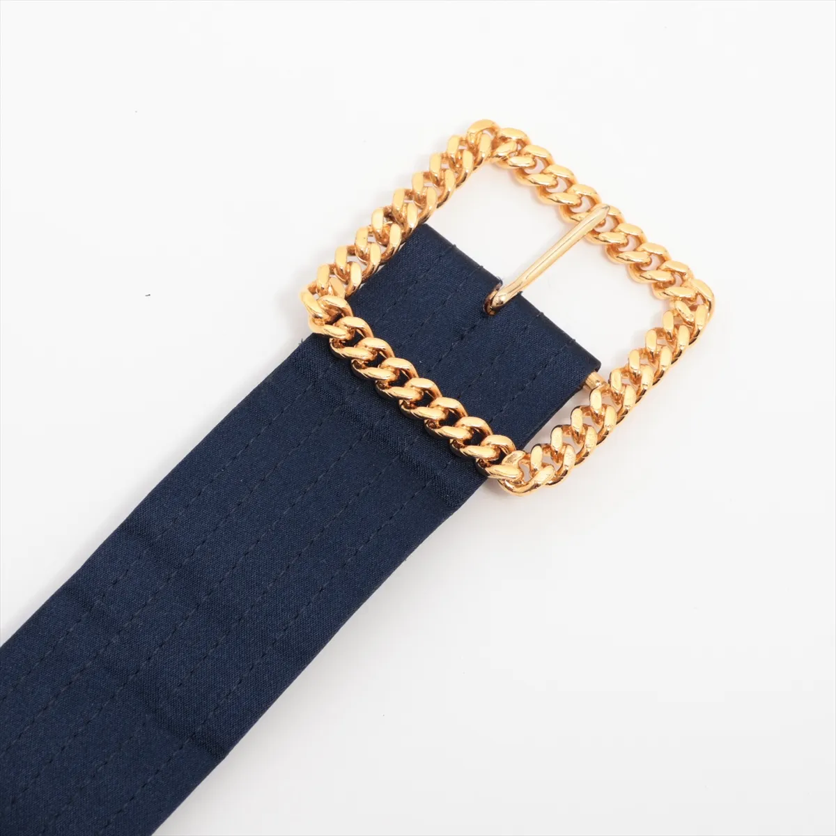 belt, fabric x GP, navy x gold. Shows signs of wear: — view 2