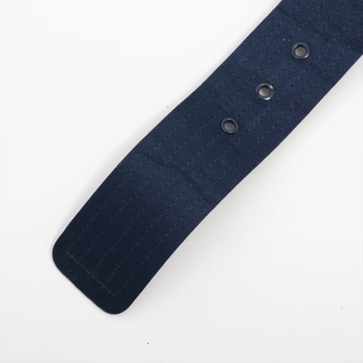 belt, fabric x GP, navy x gold. Shows signs of wear: — view 3