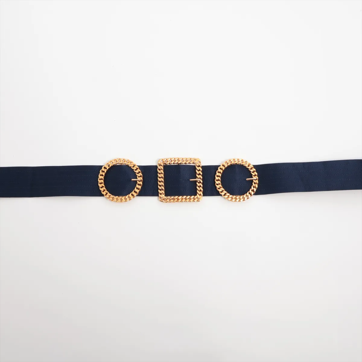 belt, fabric x GP, navy x gold. Shows signs of wear: — view 4