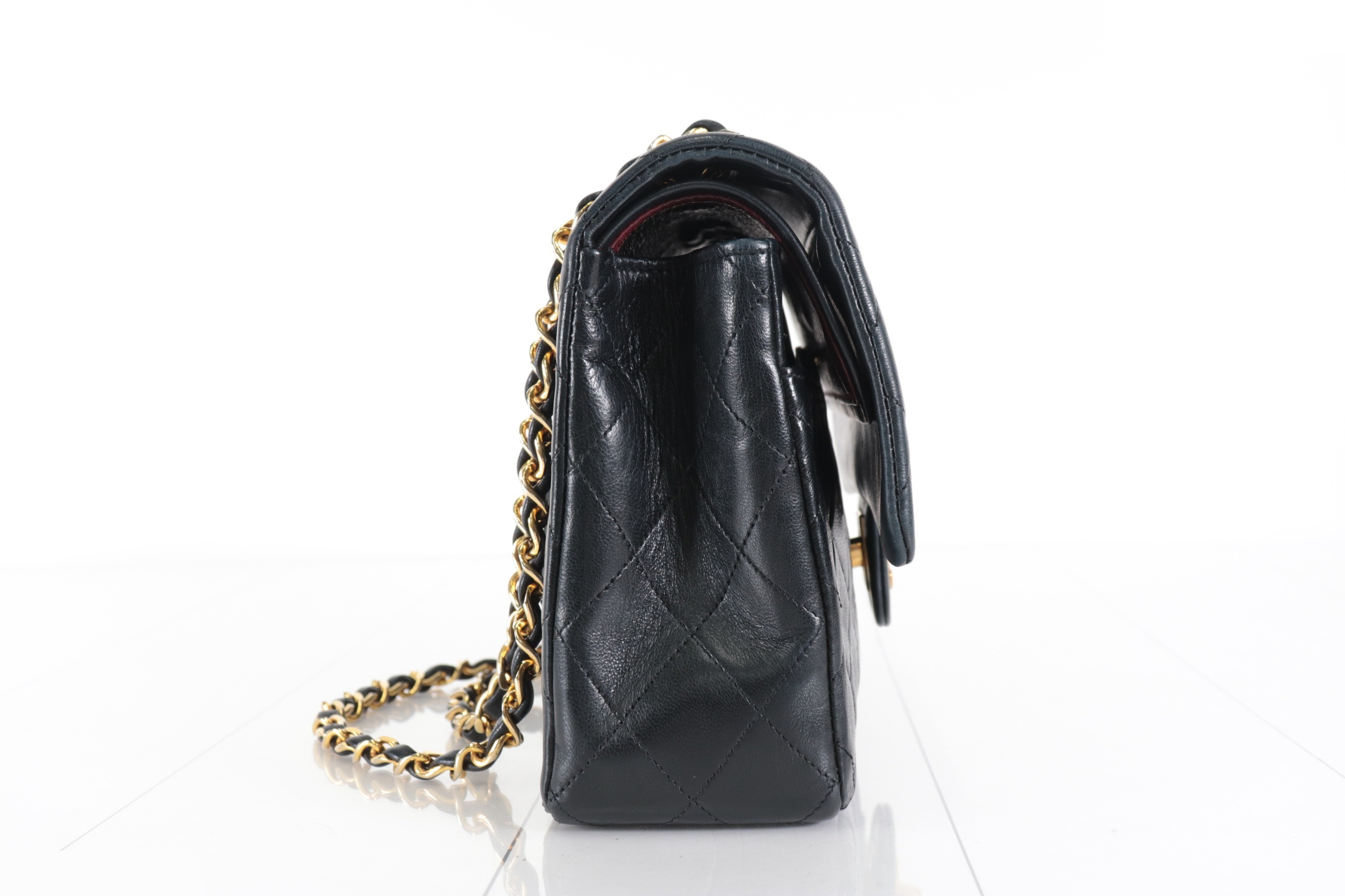 Double flap 25 Lambskin Chain Shoulder Bag, Unit 1 — view 4