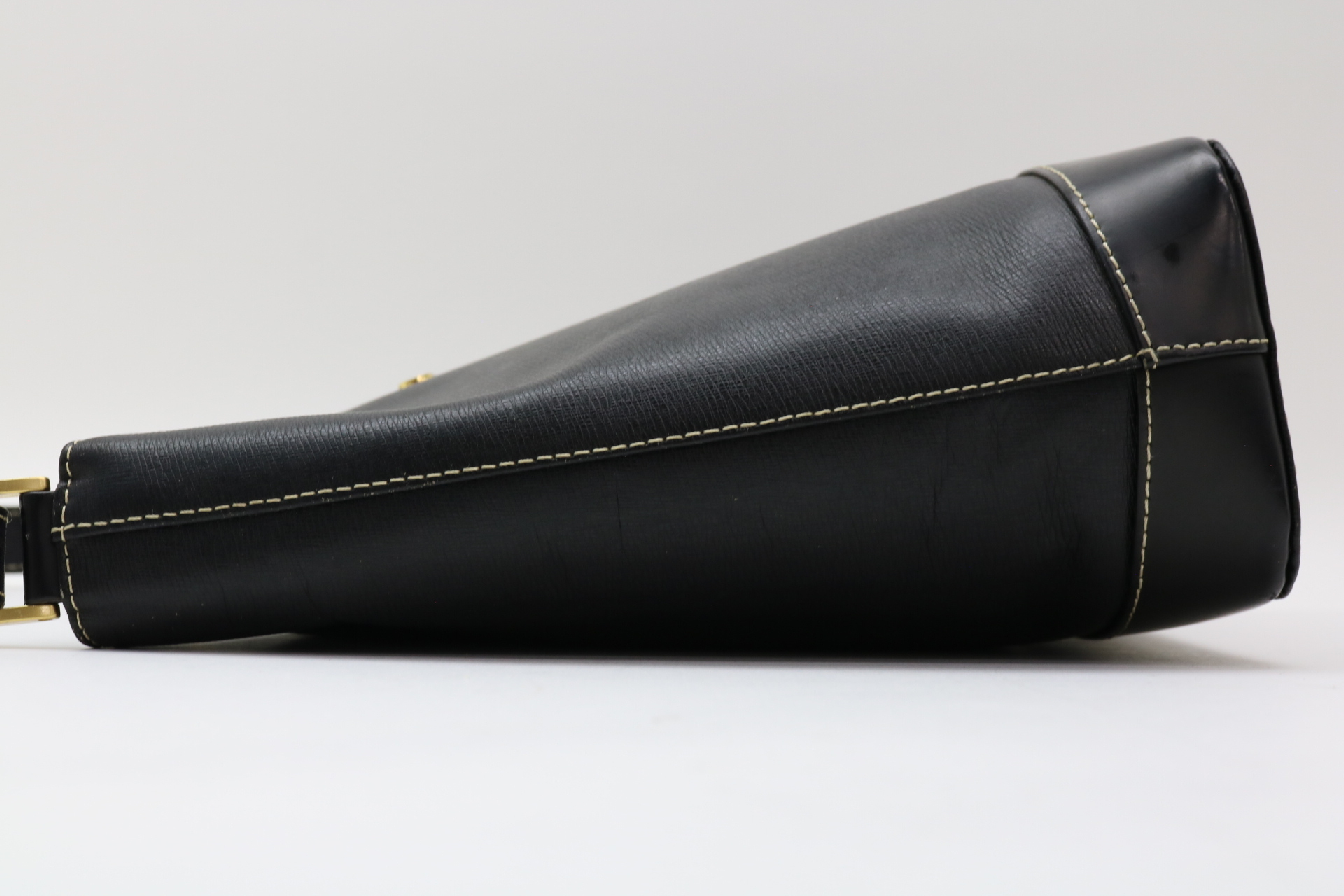 Leather Nova Check Shoulder Bag — view 3