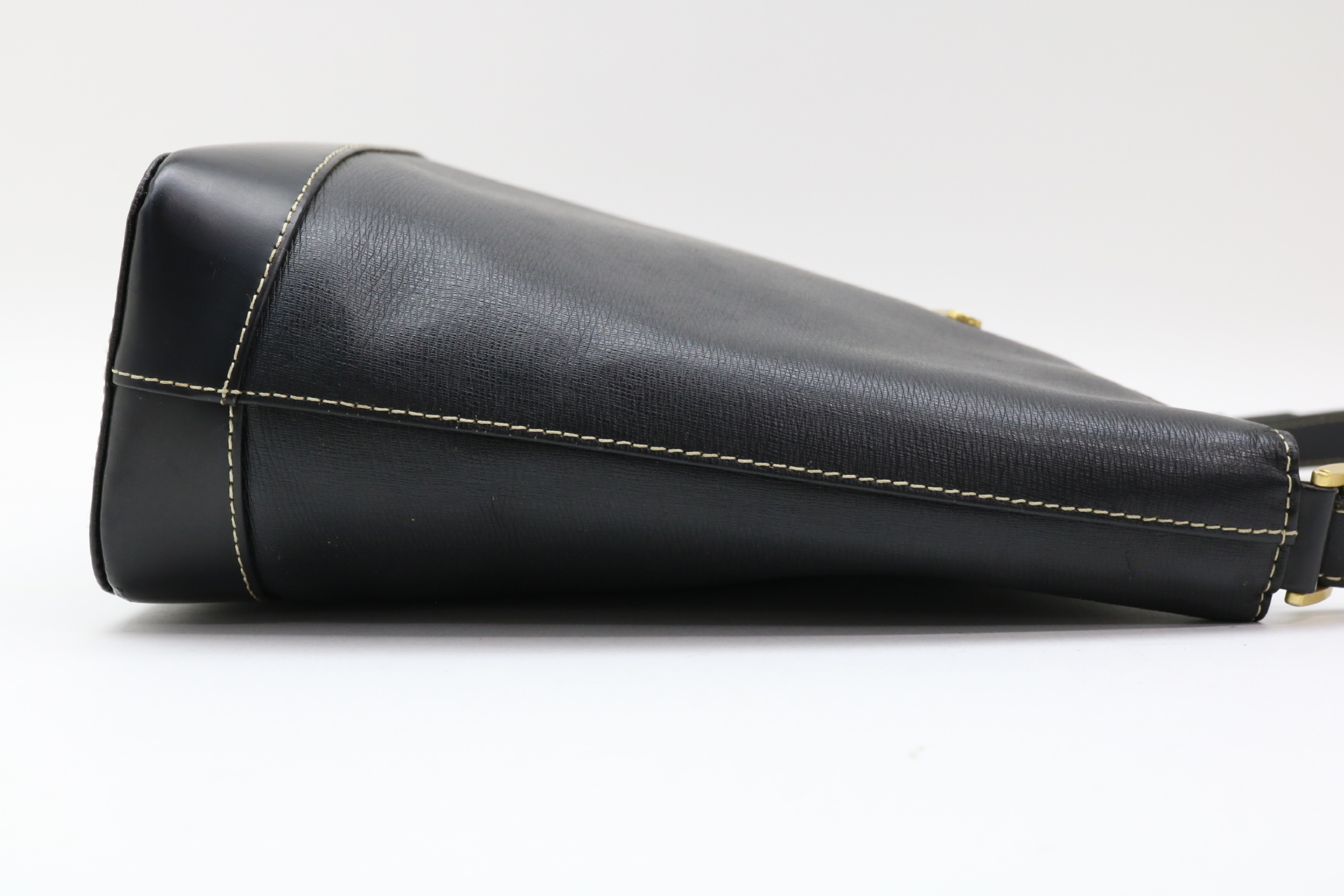 Leather Nova Check Shoulder Bag — view 4