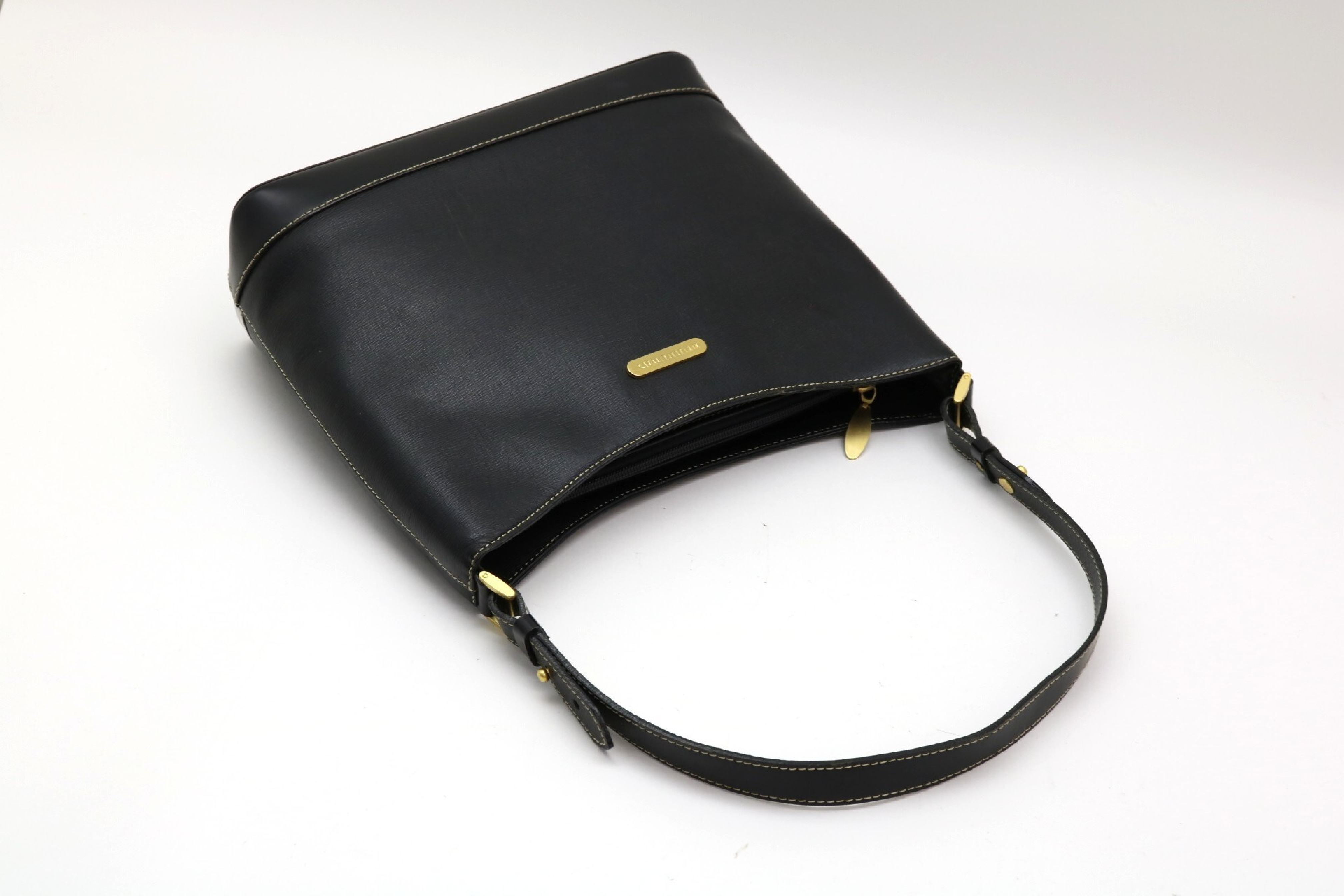 Leather Nova Check Shoulder Bag — view 8