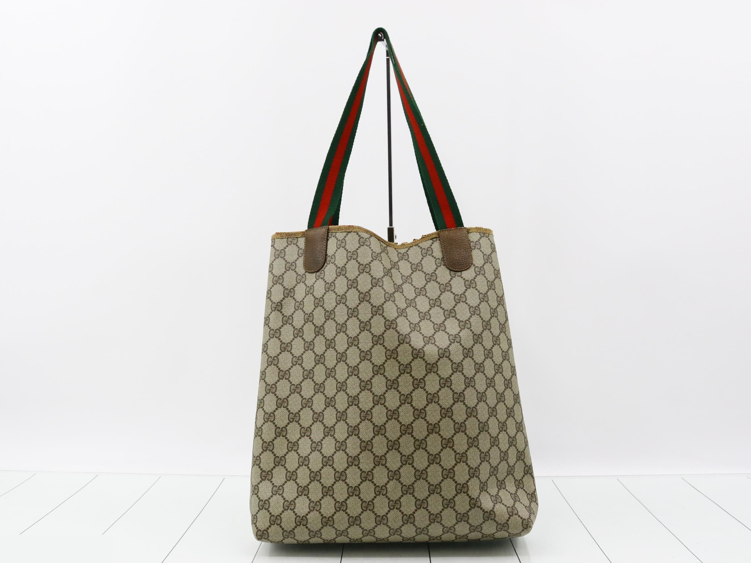 GG Canvas Sherry Line Tote Bag — view 2