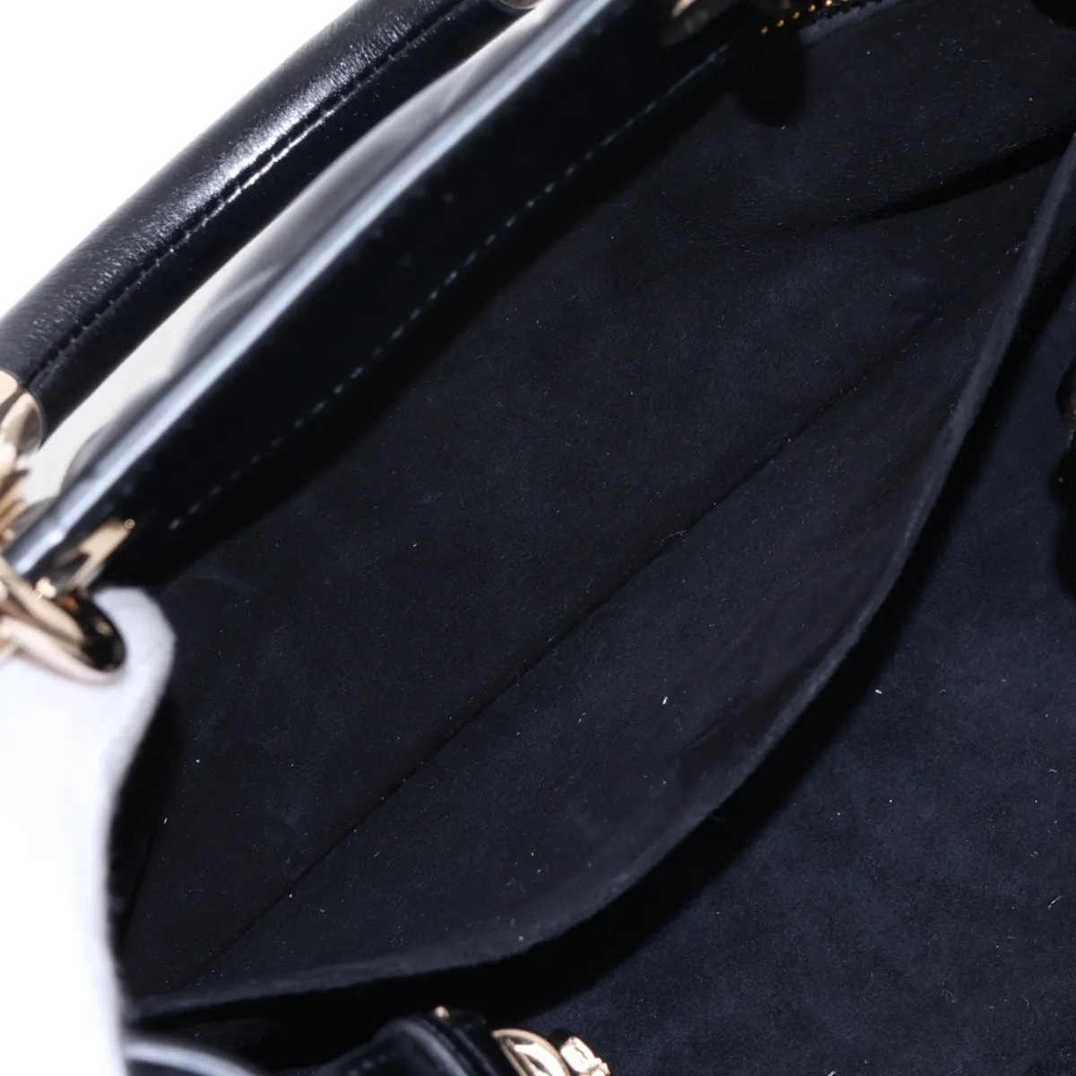 Macro Cannage Lady 95.22 Leather 2-Way Handbag, Black — view 10