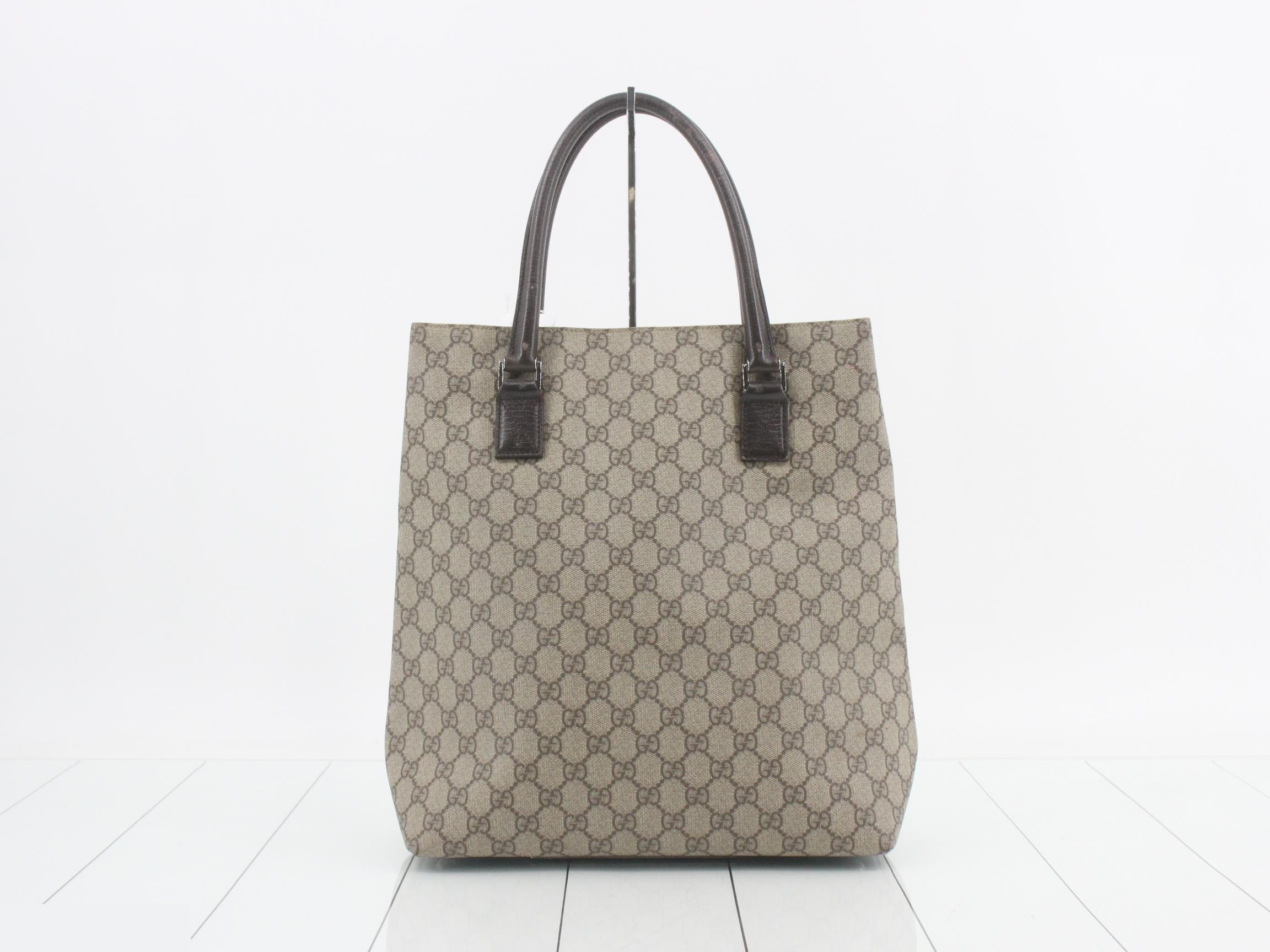 GG Supreme Leather Tote Bag — view 2