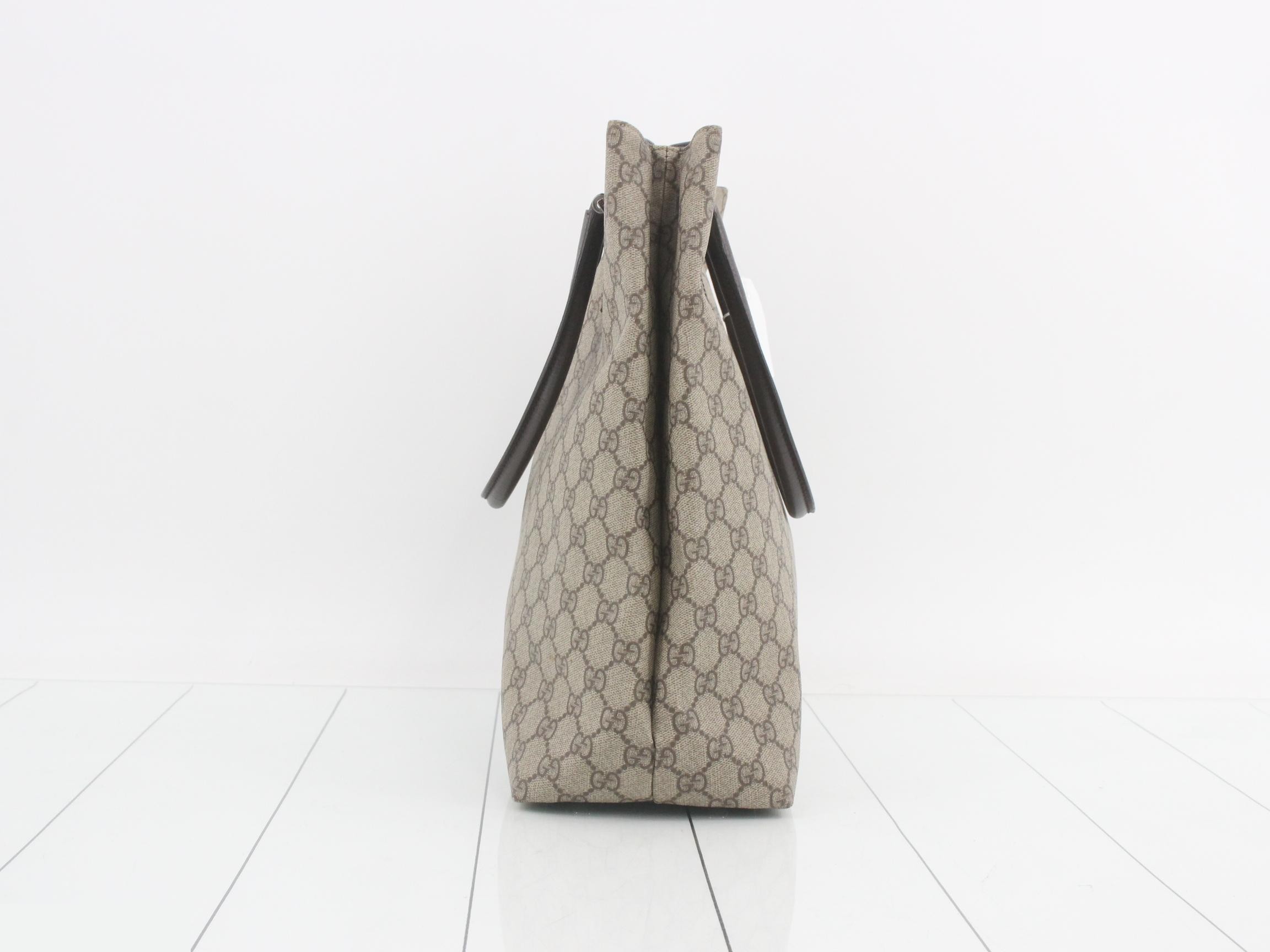 GG Supreme Leather Tote Bag — view 4