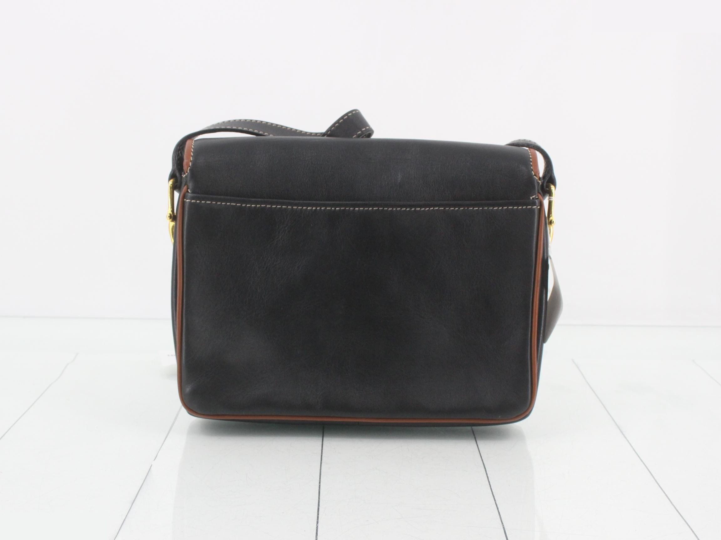Leather shoulder bag with Gancini hardware — view 2