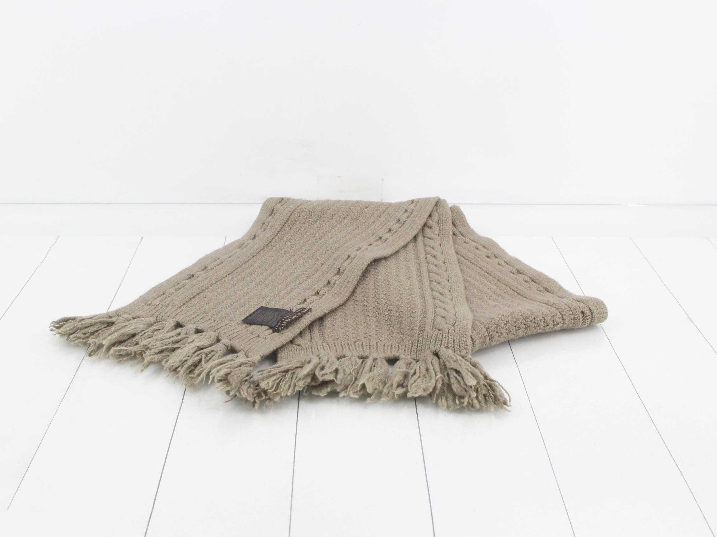 Scarf - Beige, 40% Silk, 49% Wool — view 2