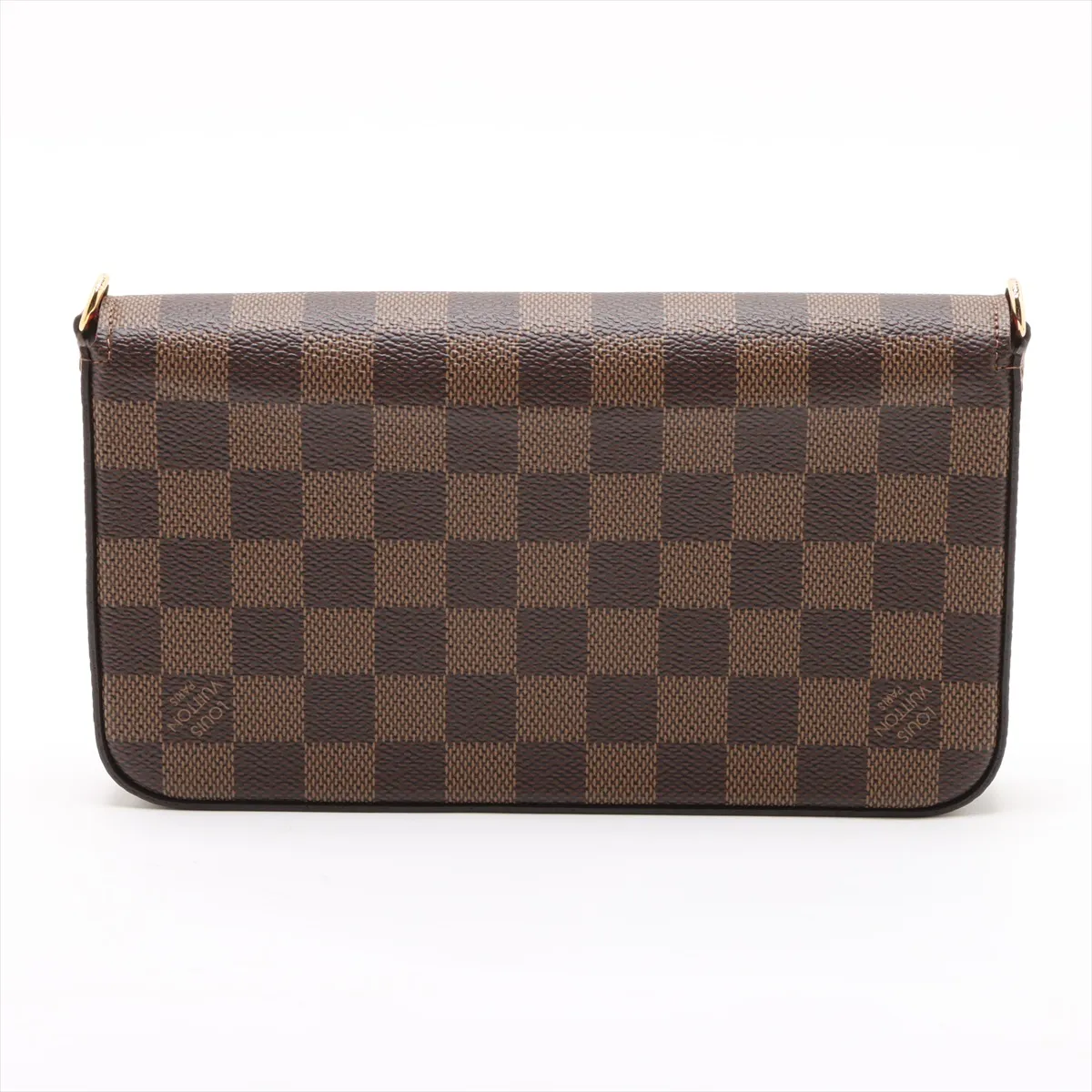 Damier Pochette Félicie N40492 Brown RFID response — view 2