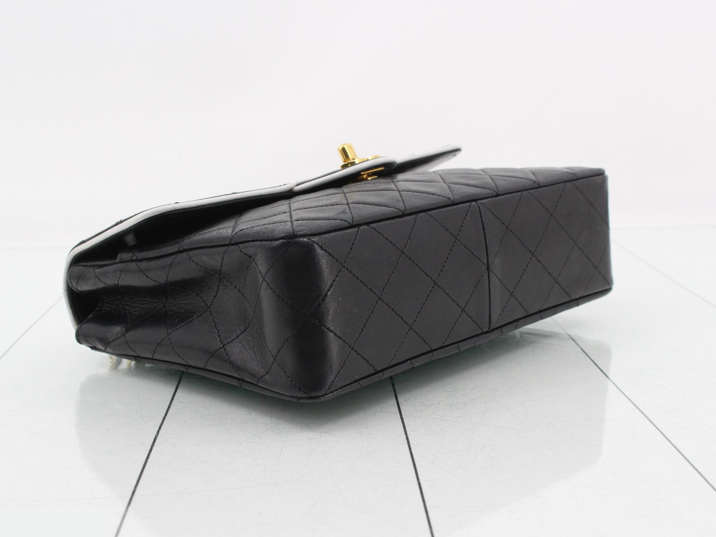 Matelassé Piping Shoulder Bag, Black, Series 1 — view 5