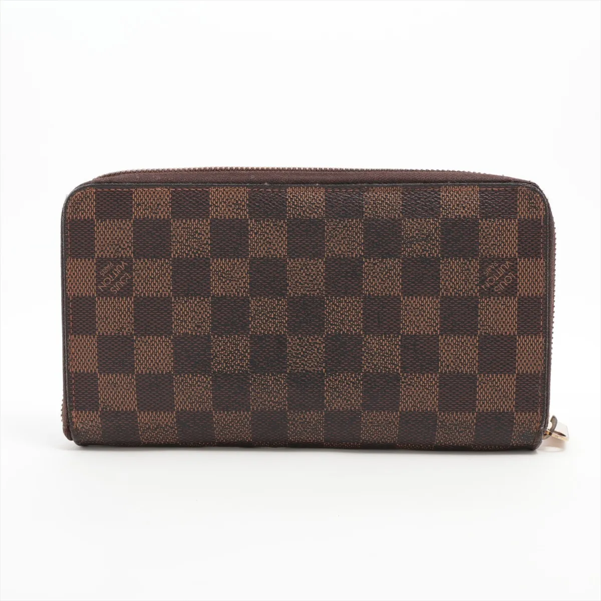 Damier Zippy Organizer N60003 CA4131 Brown Round Zip Wallet — view 2