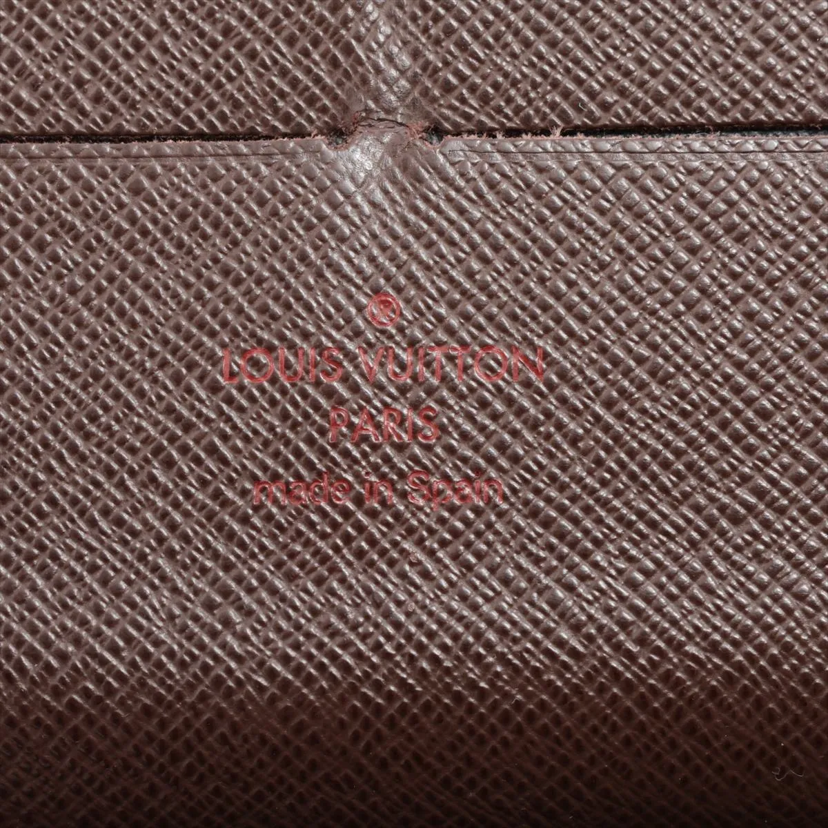 Damier Zippy Organizer N60003 CA4131 Brown Round Zip Wallet — view 9