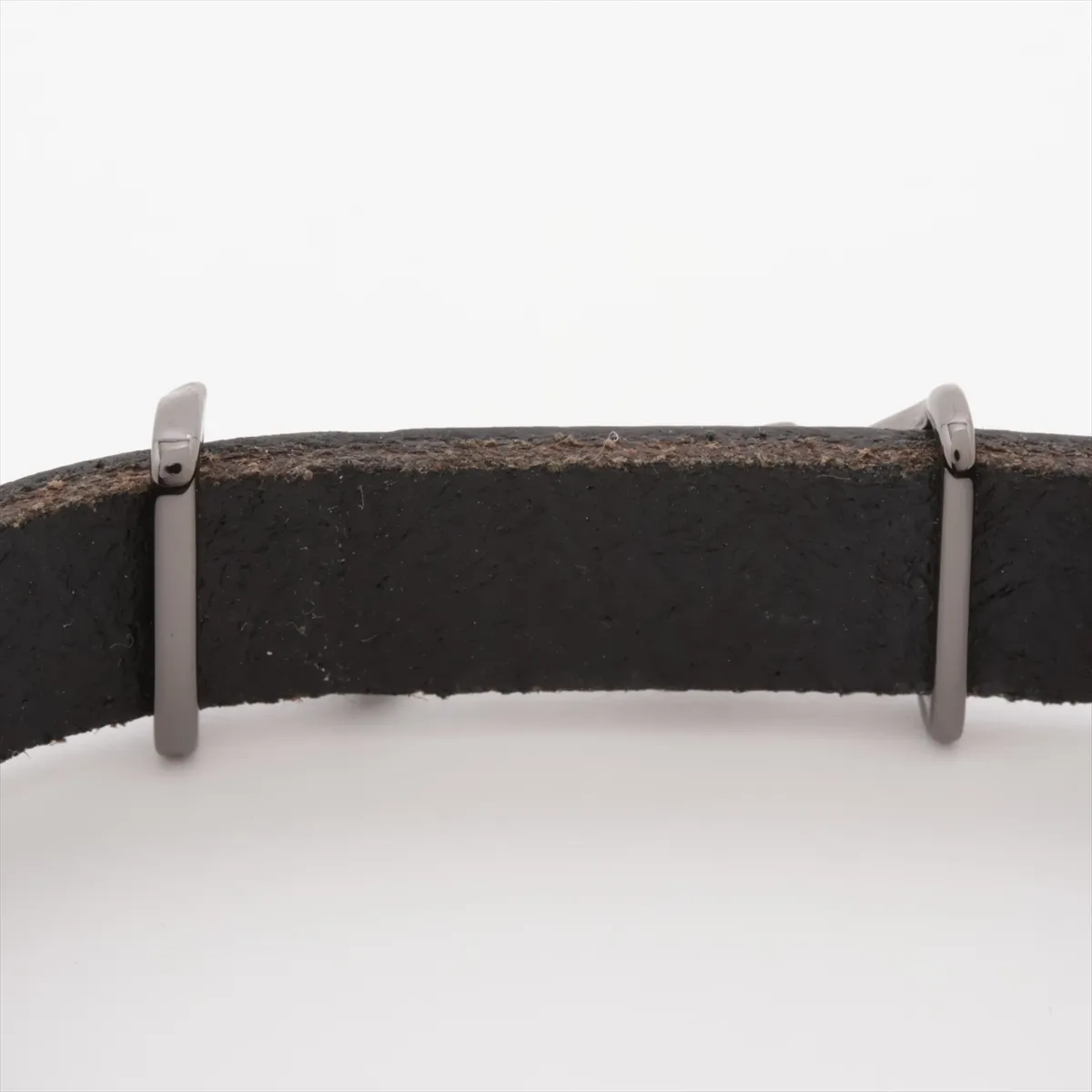 Logo Bracelet M Leather Black — view 4