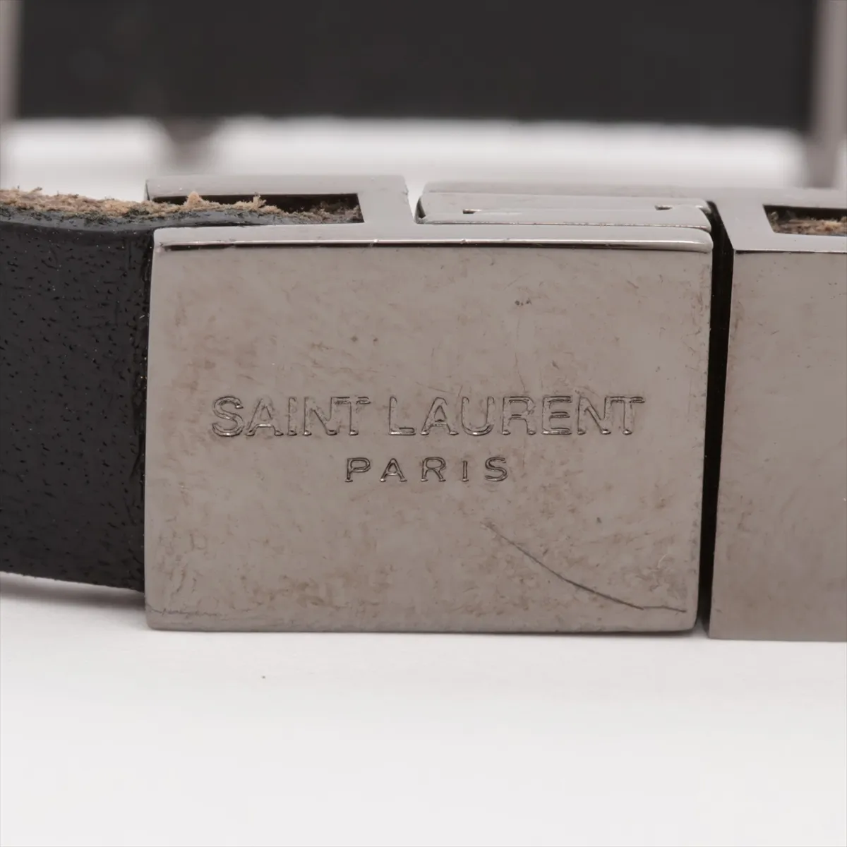 Logo Bracelet M Leather Black — view 6