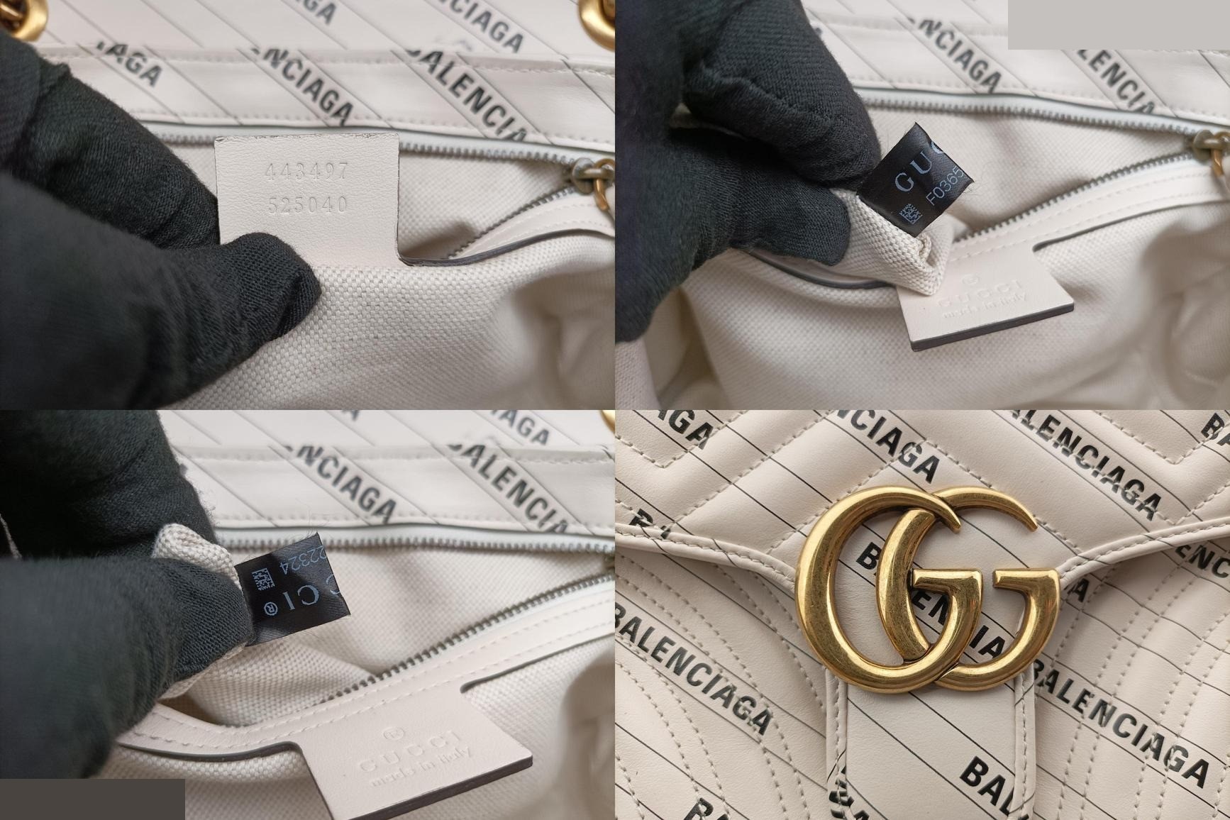 The Hacker Project GG Marmont Leather White — view 8