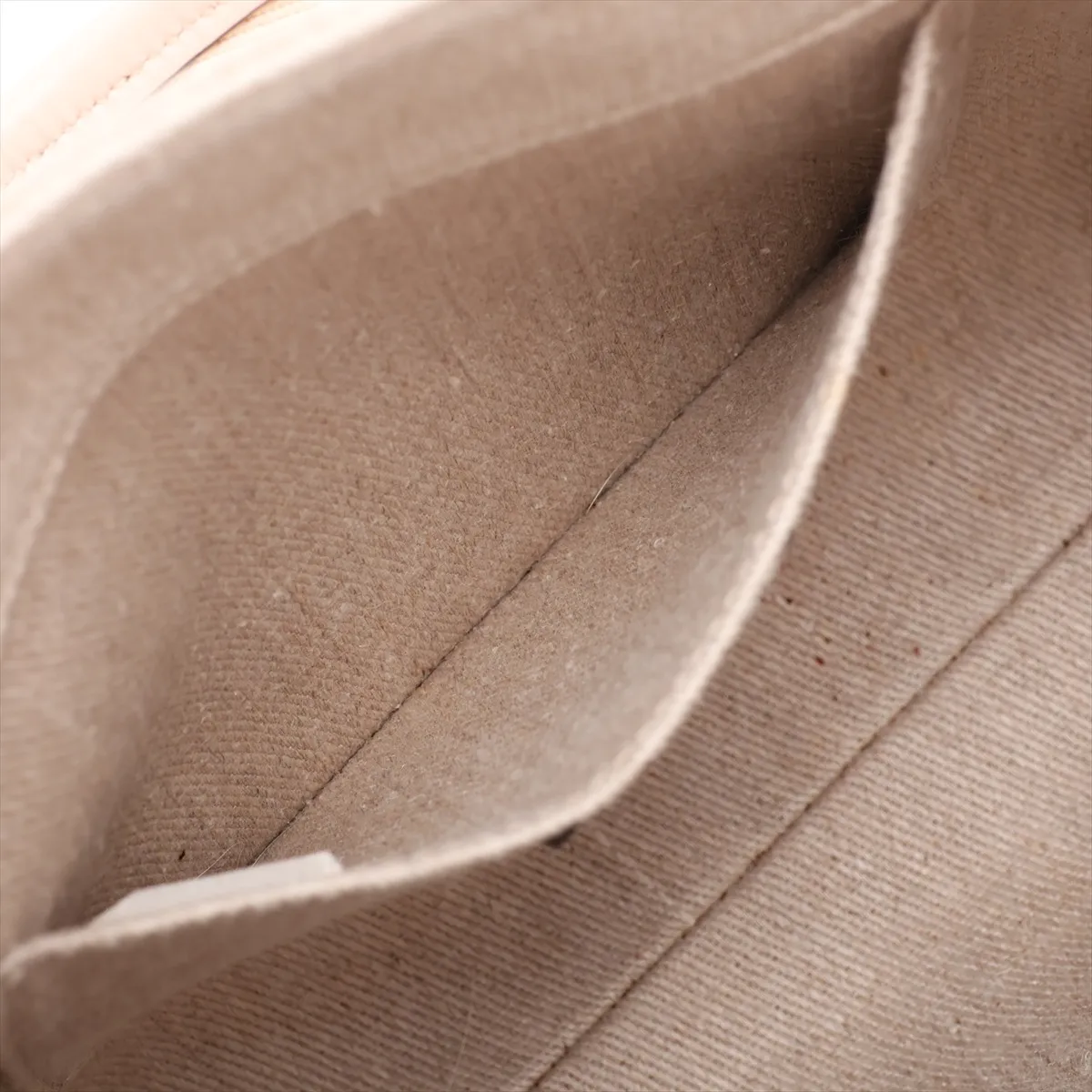 Woody Small Canvas x Leather 2-Way Handbag, Beige x Pink — view 9
