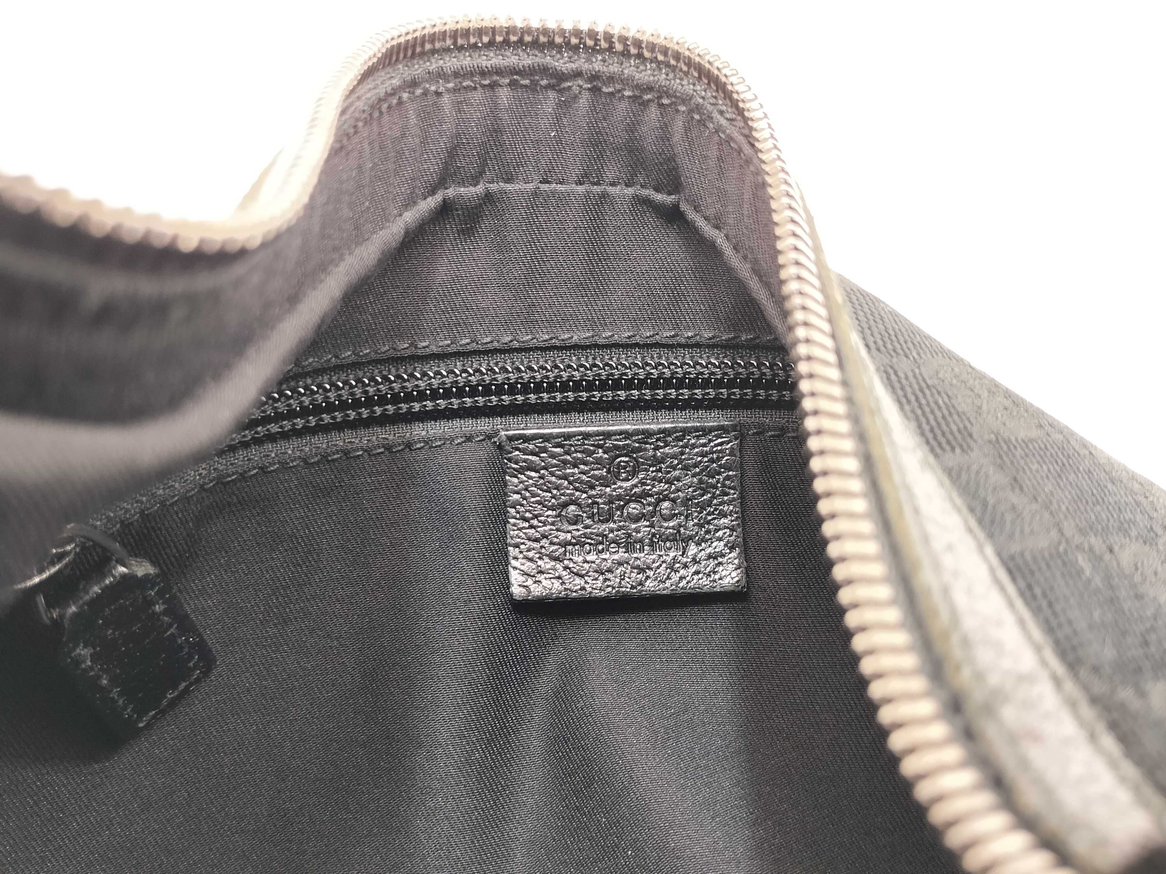GG Canvas Shoulder Bag, Black Half Moon Design, 122790 — view 13