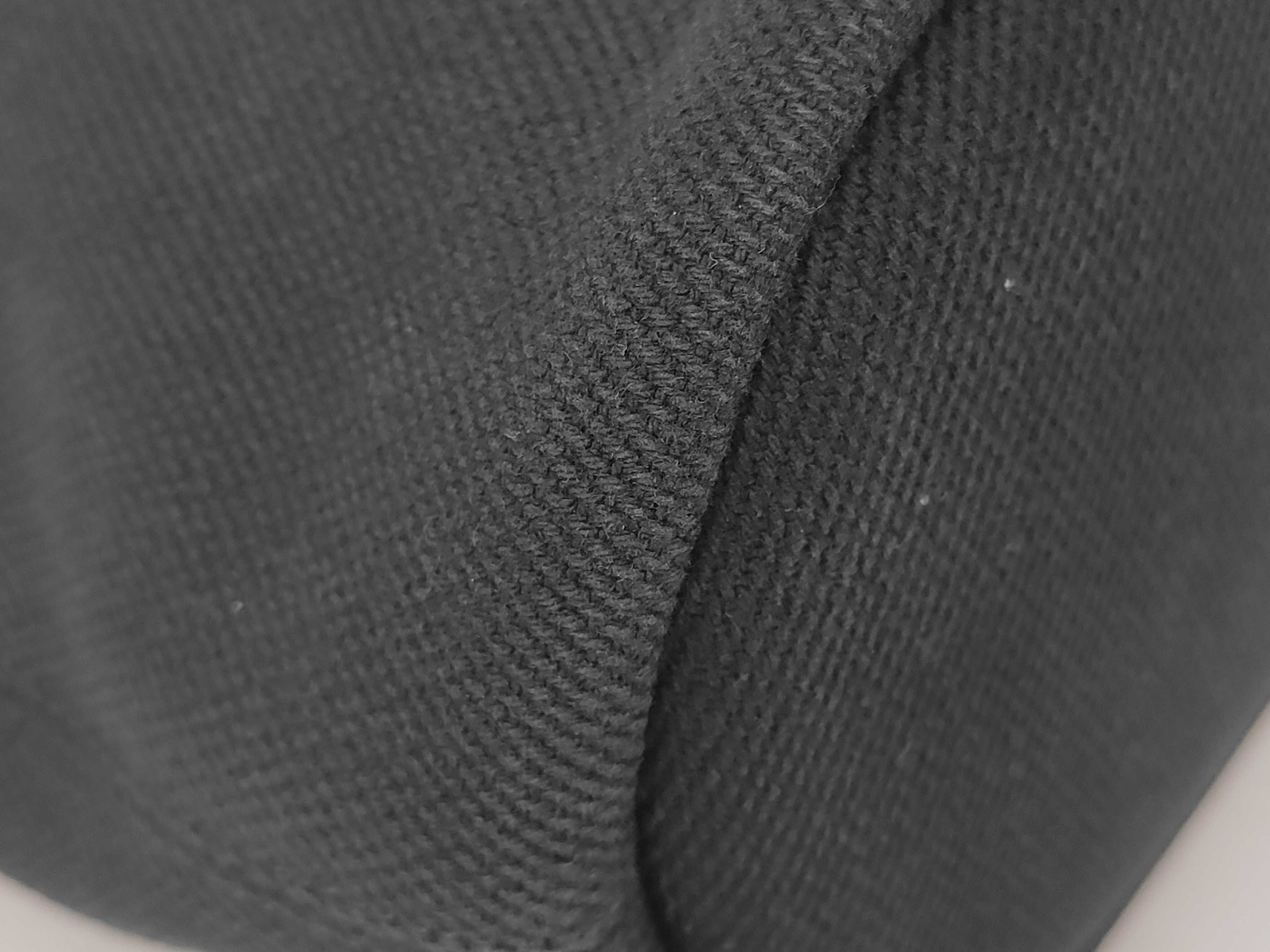 Deauville Drawstring Chain Shoulder Bag, Canvas, Black, SS Shoulder Bag — view 3