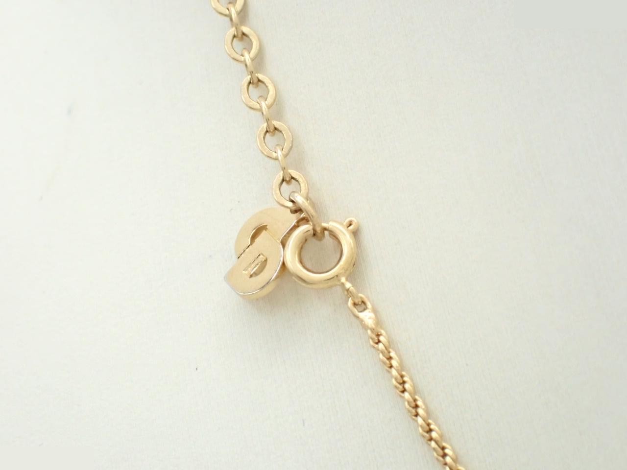 Gold necklace, chain approximately 44cm — view 2