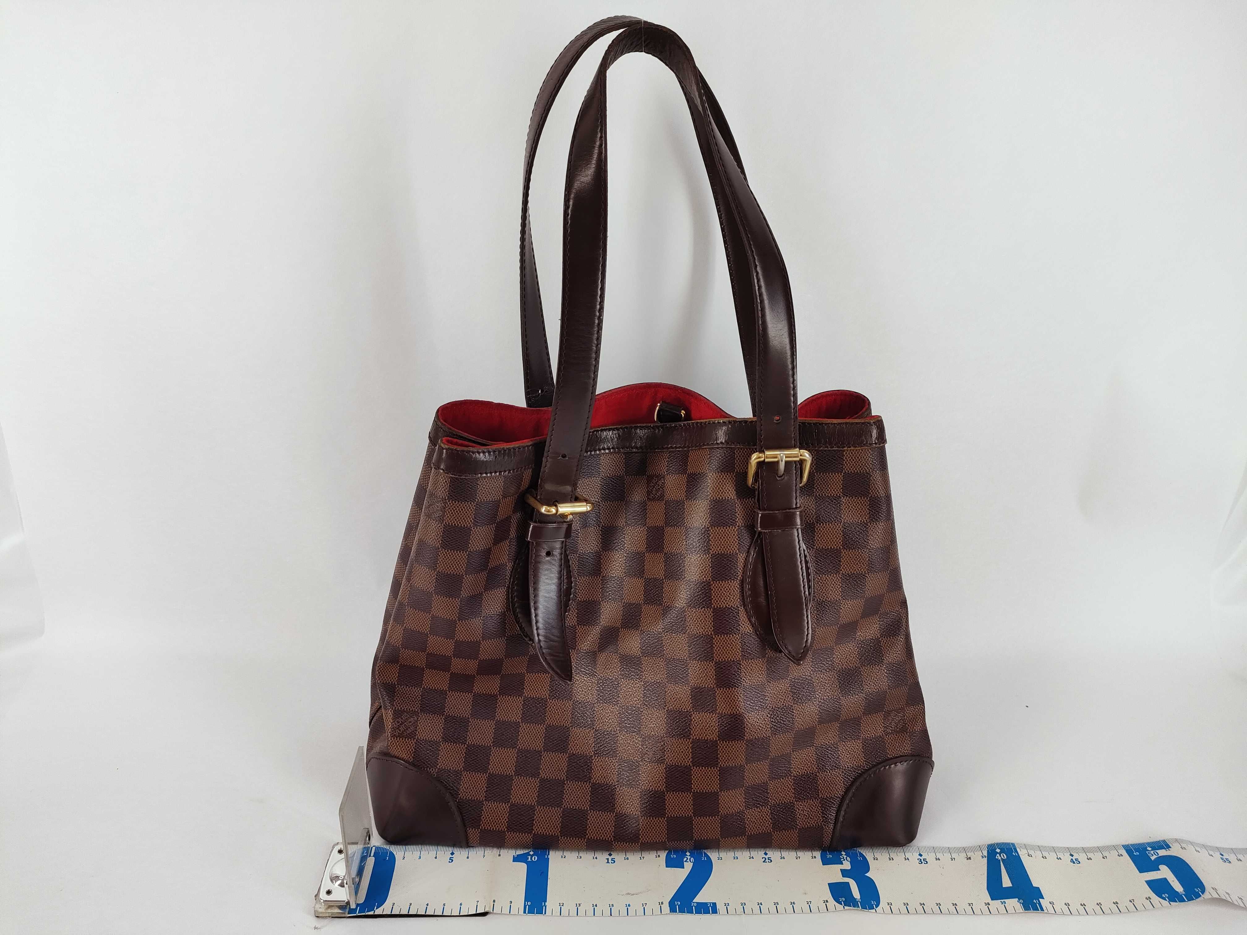 Damier Louis Vuitton Hampstead MM Tote Bag N51204 Damier Handbag Tote Bag — view 2