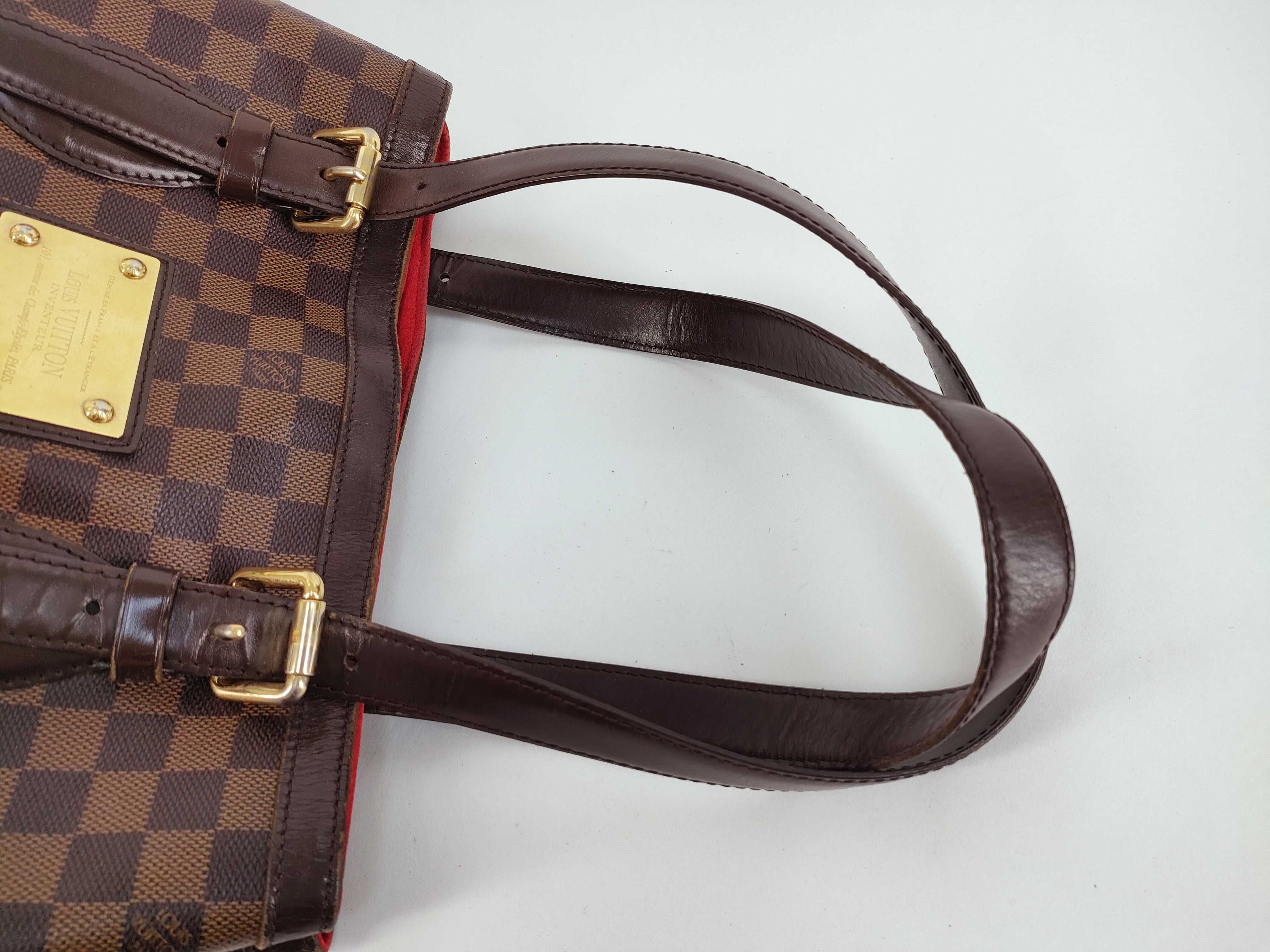 Damier Louis Vuitton Hampstead MM Tote Bag N51204 Damier Handbag Tote Bag — view 3