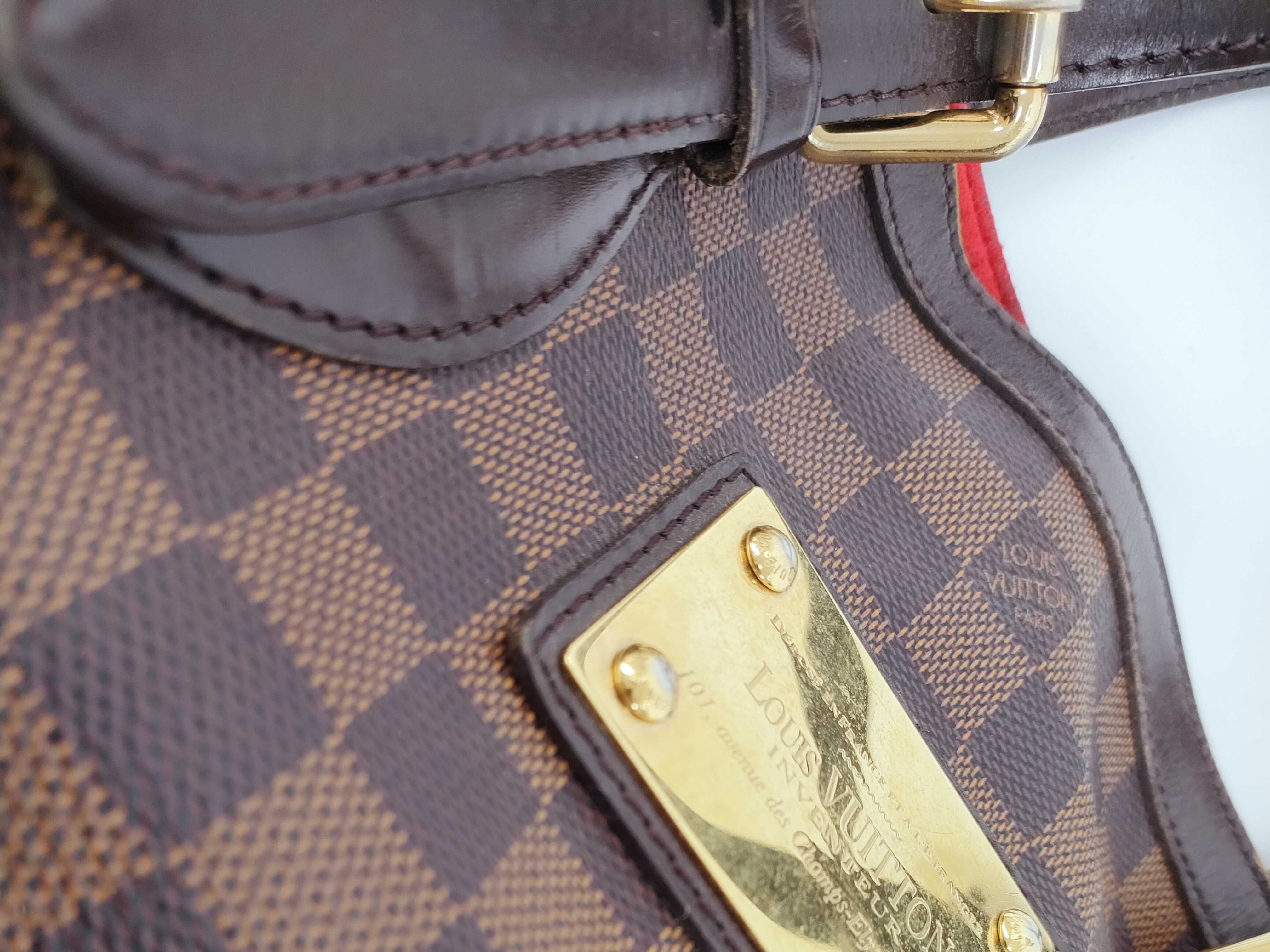 Damier Louis Vuitton Hampstead MM Tote Bag N51204 Damier Handbag Tote Bag — view 8