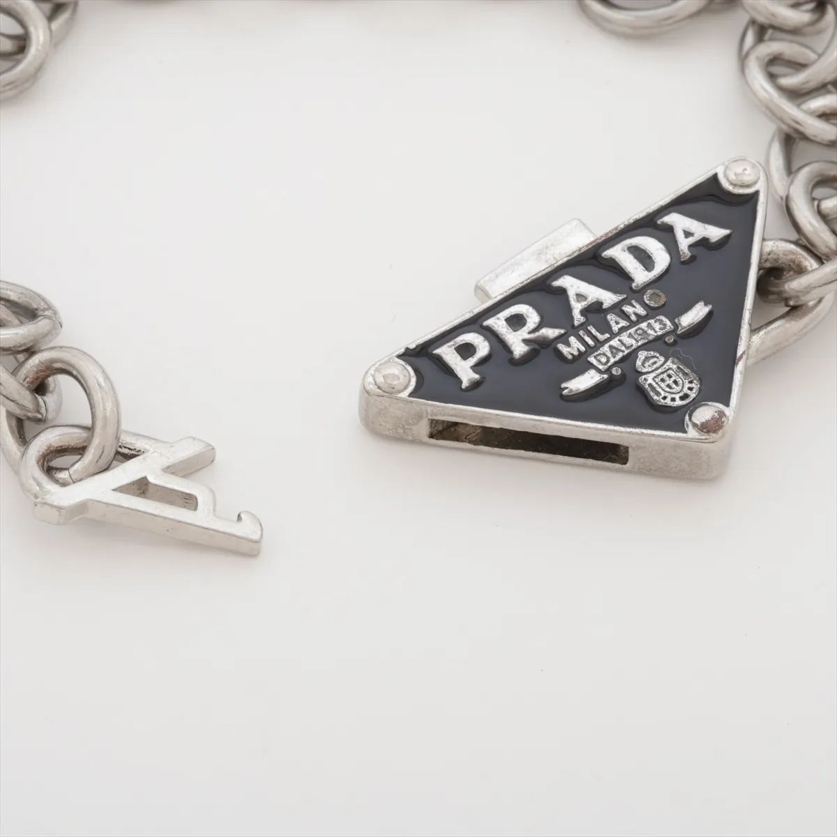 triangle logo bracelet 925 22.8g silver dents — view 4