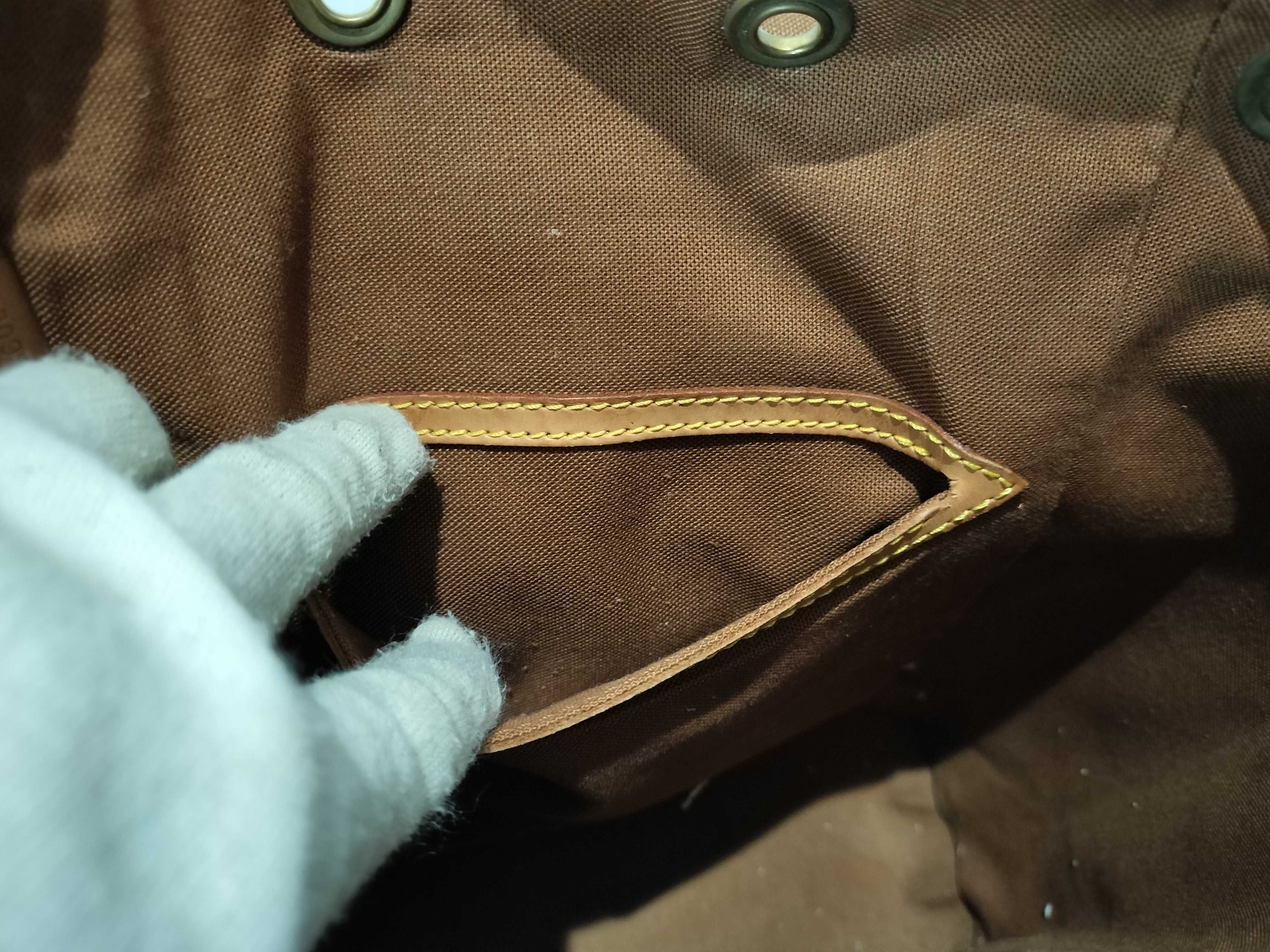 Damier M51135 Montsouris Backpack - Bottom split, torn, corners damaged. — view 12