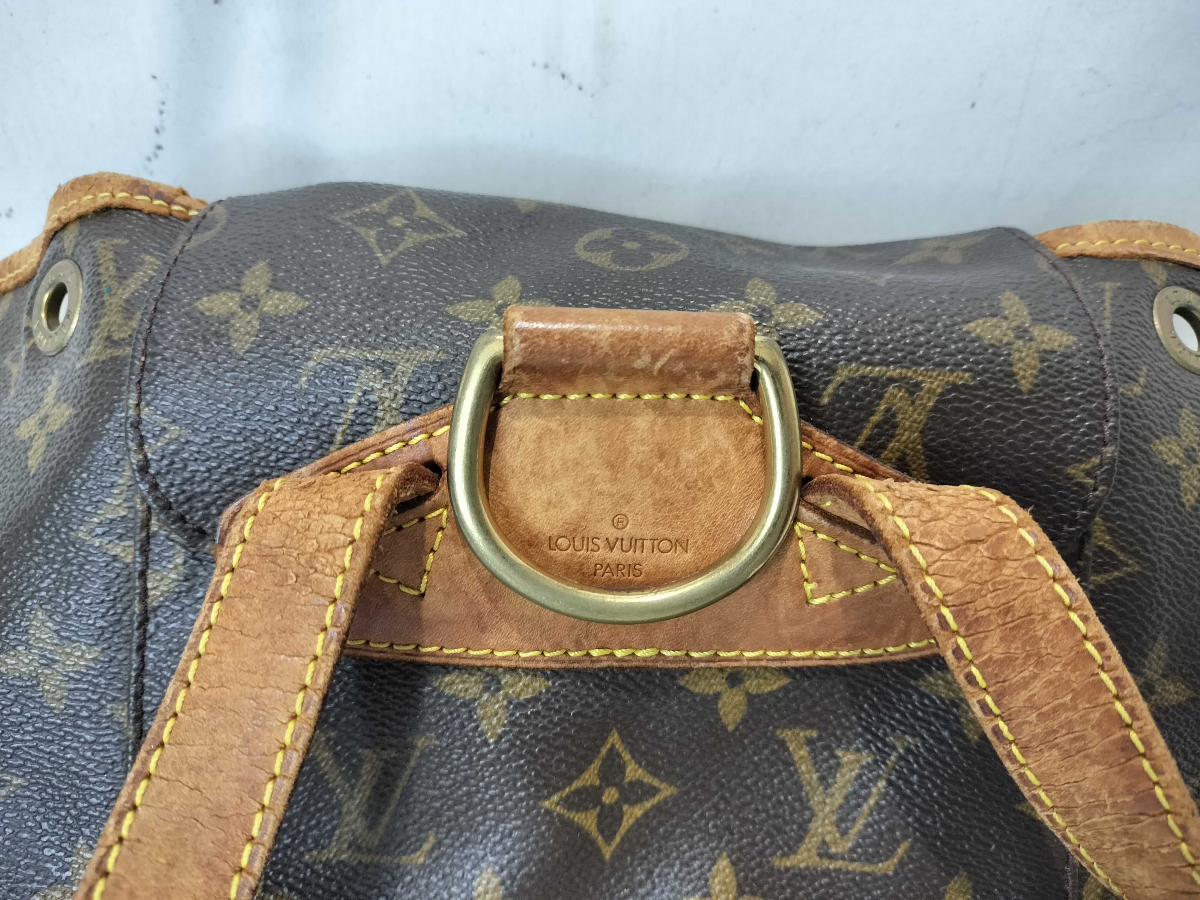 Damier M51135 Montsouris Backpack - Bottom split, torn, corners damaged. — view 4