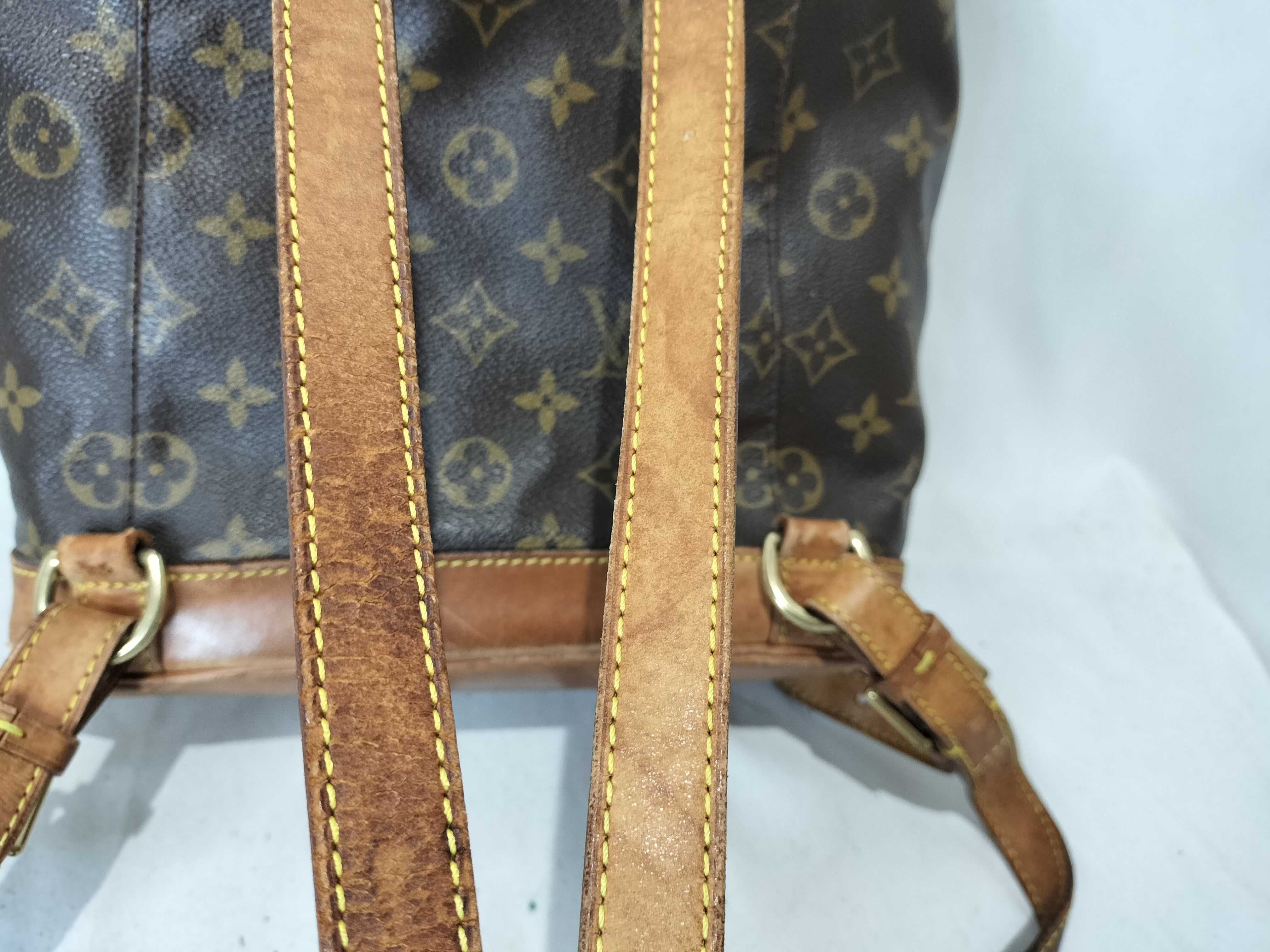Damier M51135 Montsouris Backpack - Bottom split, torn, corners damaged. — view 6