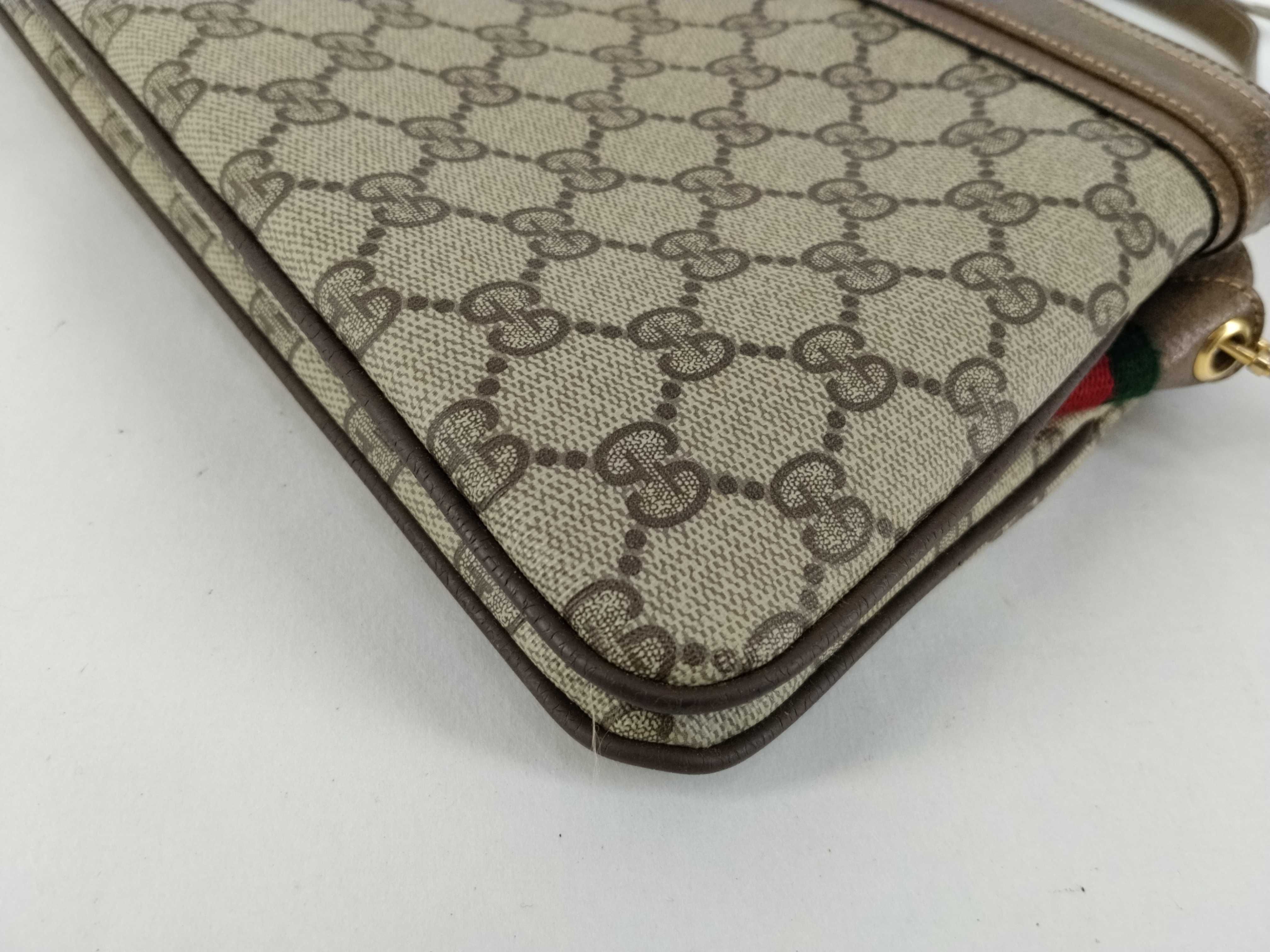 GG Supreme Shoulder Bag, Sherry Brown — view 6