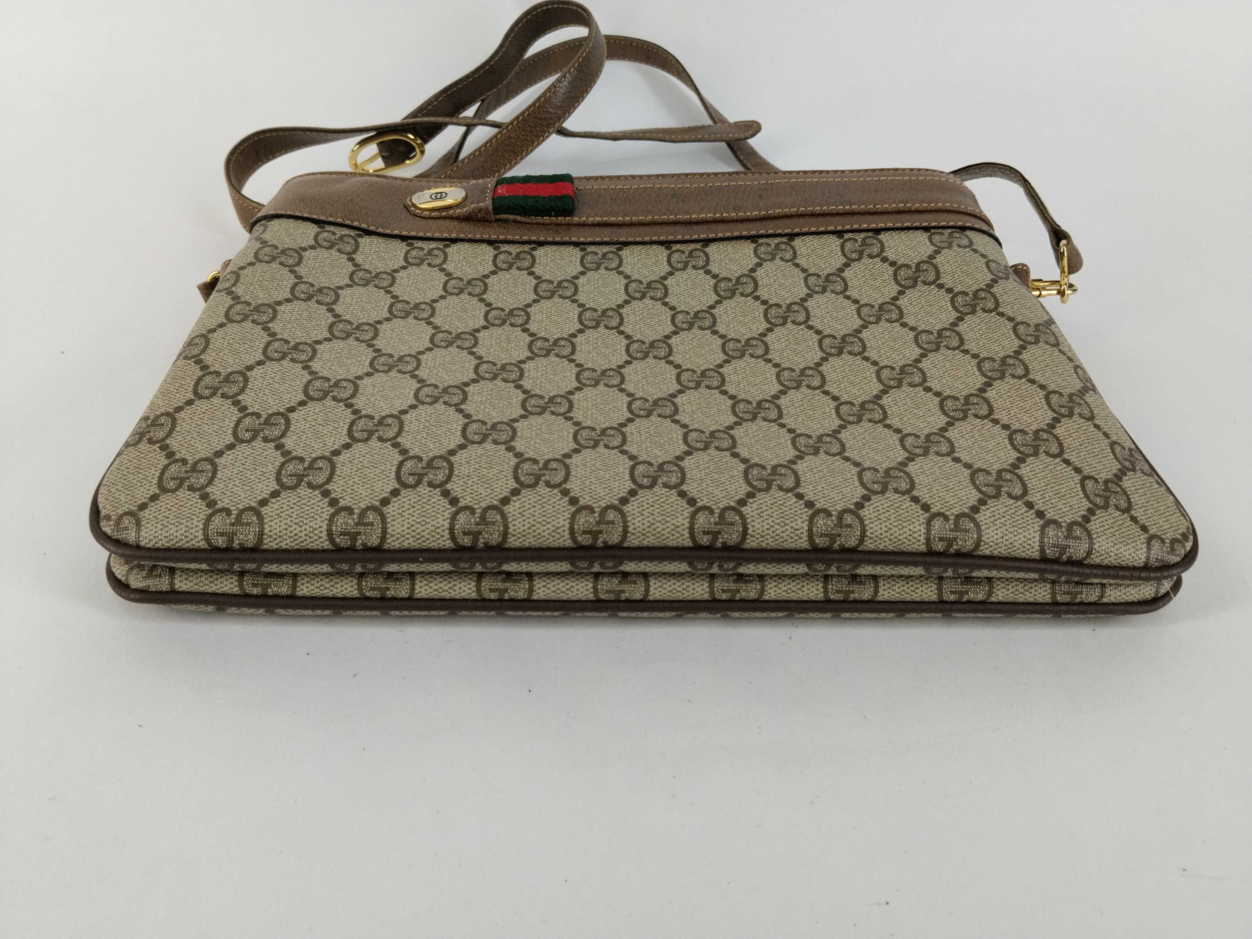 GG Supreme Shoulder Bag, Sherry Brown — view 7