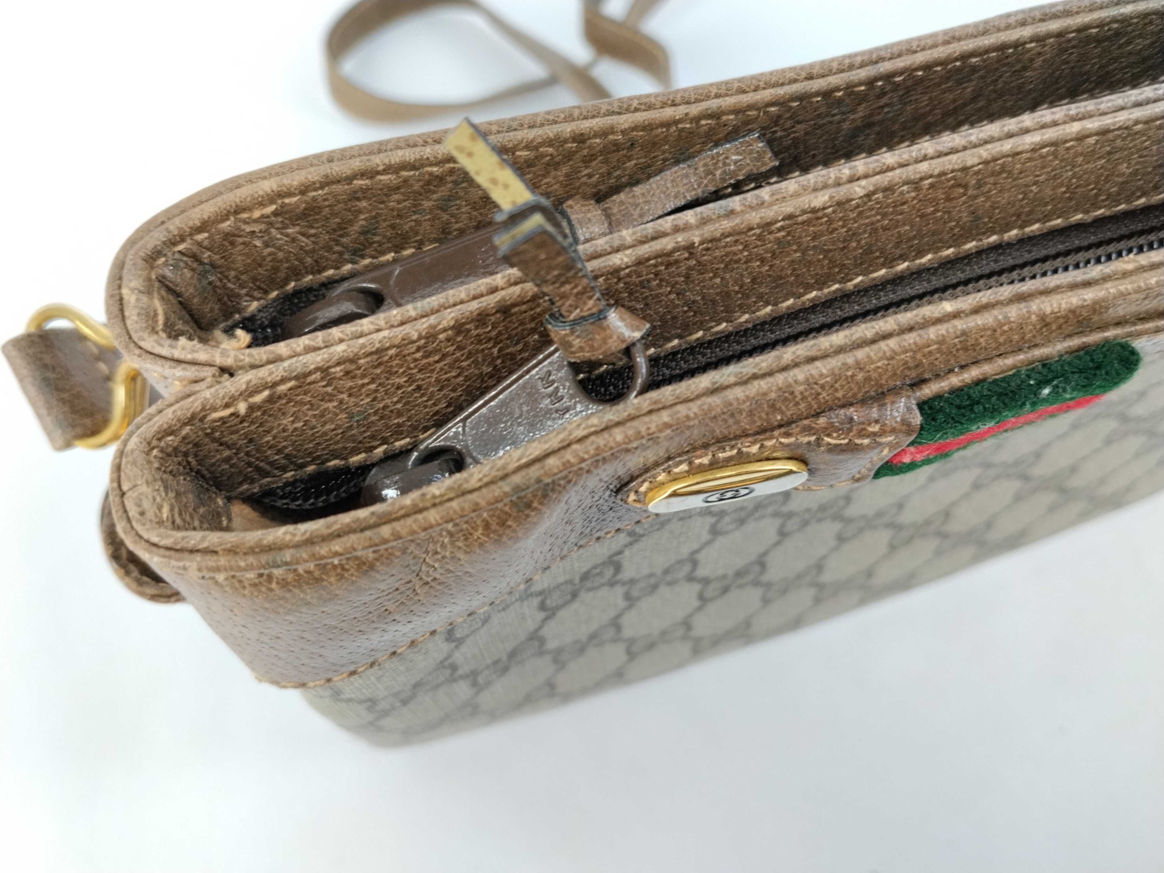 GG Supreme Shoulder Bag, Sherry Brown — view 8
