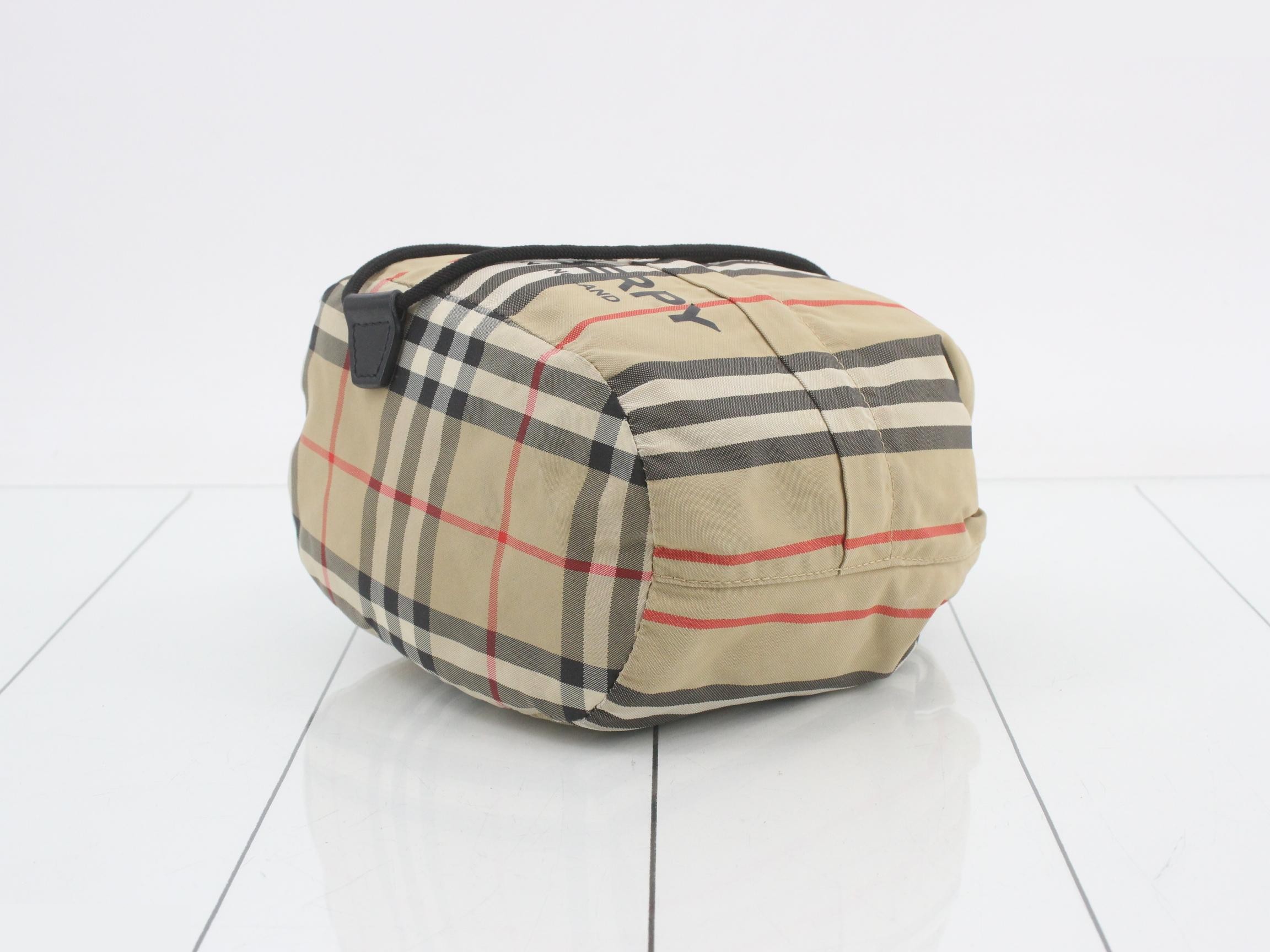 Shoulder bag, drawstring type, Nova check pattern — view 6