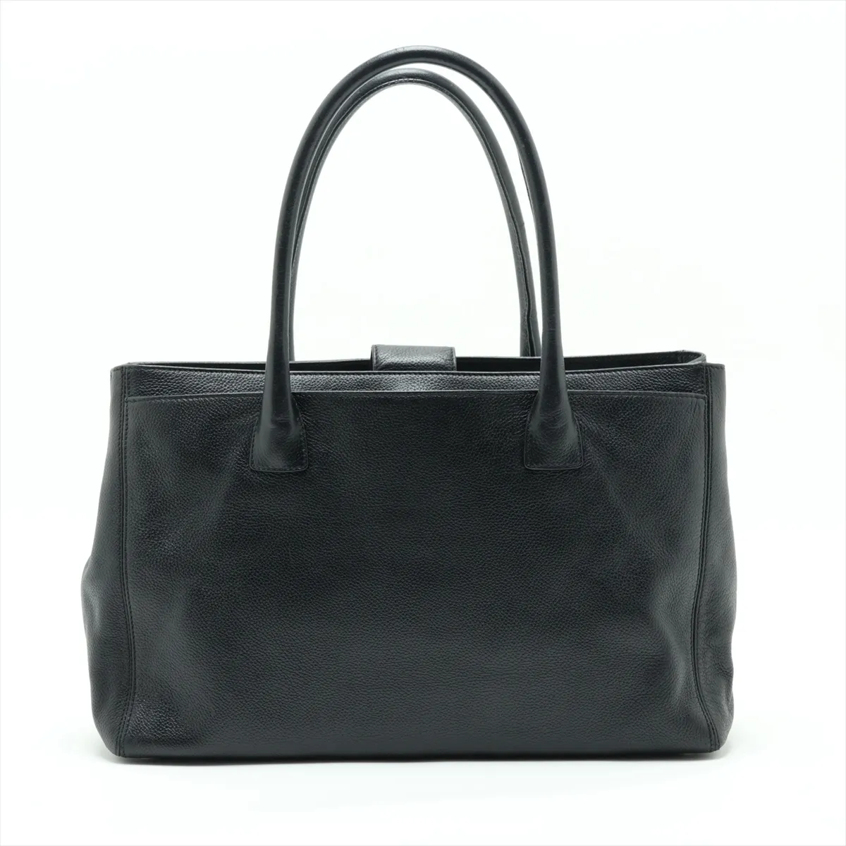 Executive Leather 2-Way Handbag, Black with Silver Hardware, Item No. 11930969, Series No. 11 — view 2