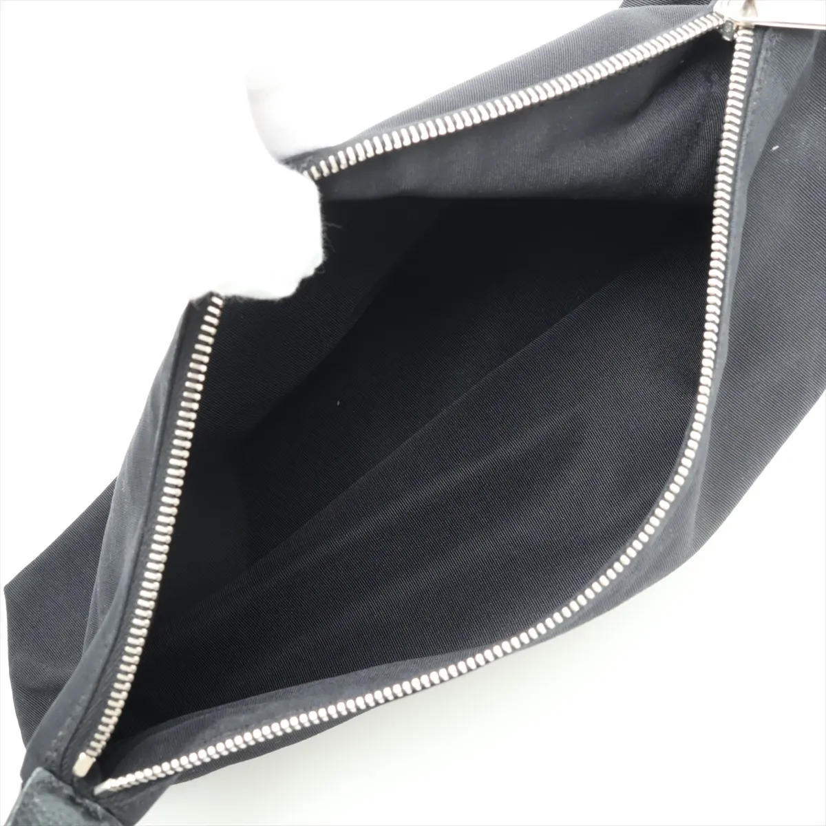 Executive Leather 2-Way Handbag, Black with Silver Hardware, Item No. 11930969, Series No. 11 — view 13