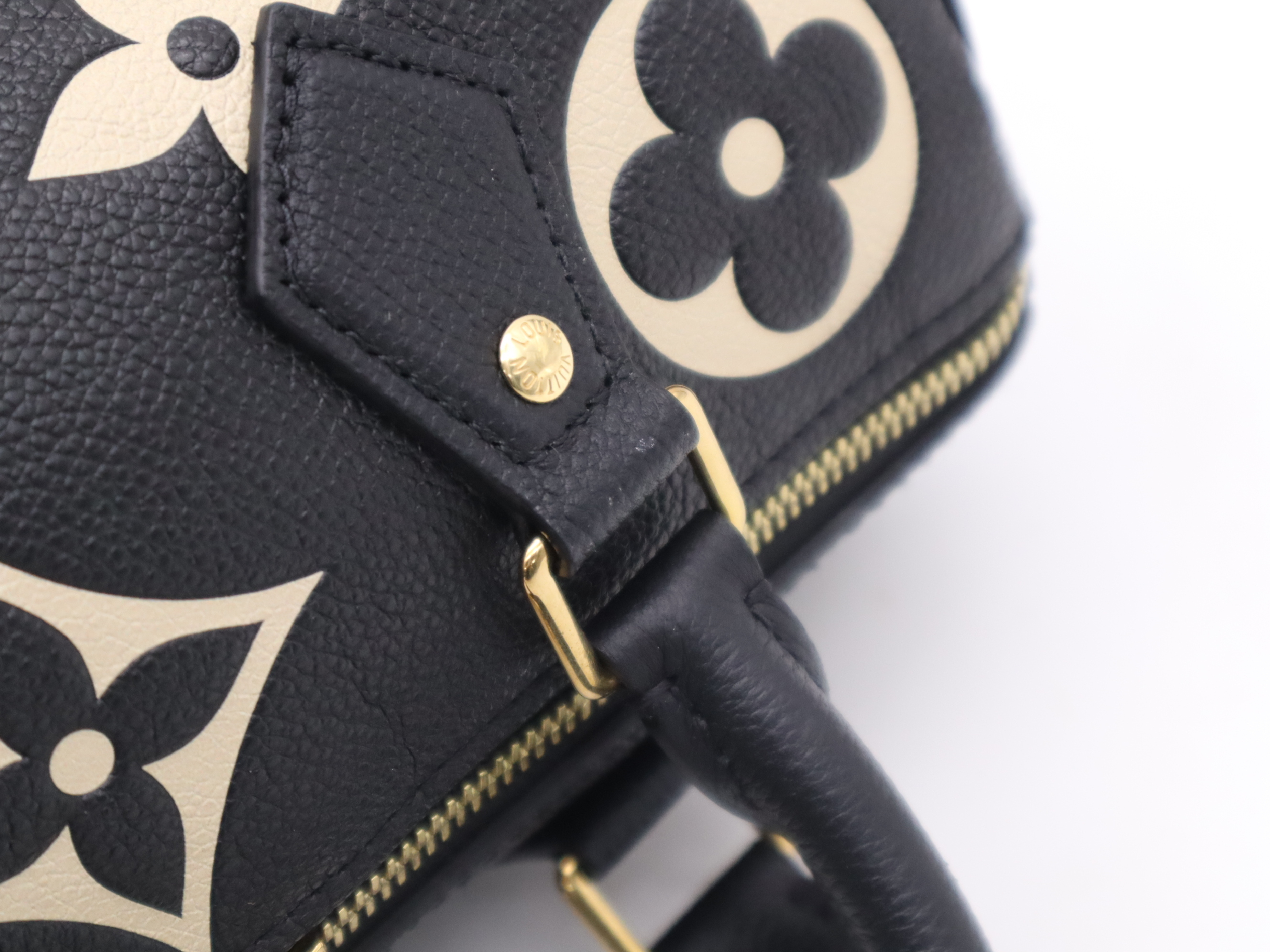 M58947 Empreinte Speedy 25 Bandoulière Bicolor Handbag with Padlock and 2 Keys (RFID Activated) — view 8