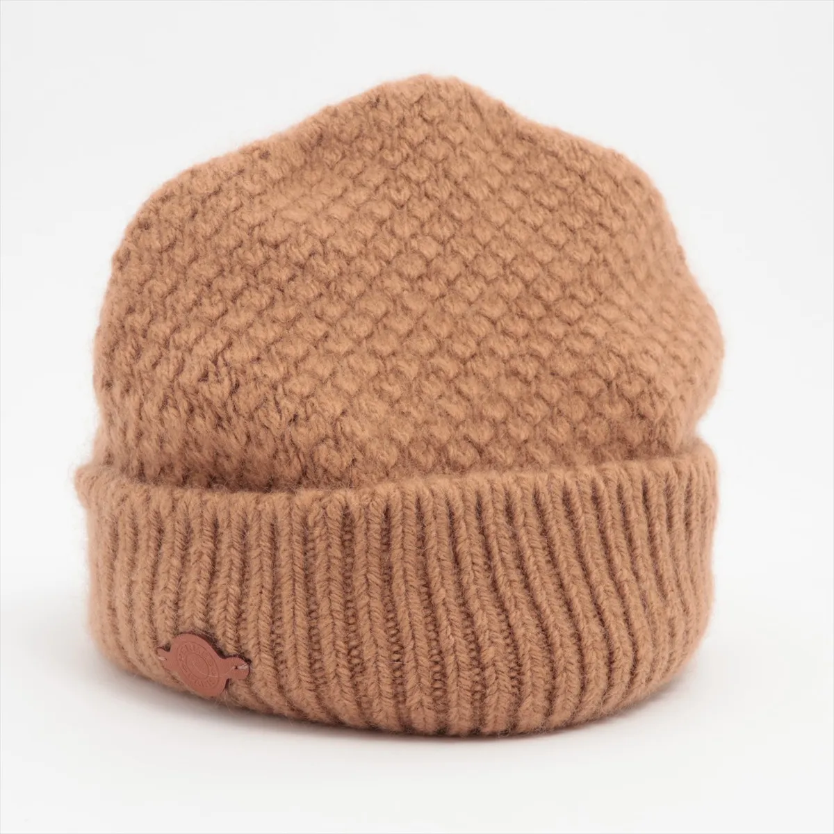Knit Cashmere x Mohair Brown Tsure Fuzz Serie — view 2