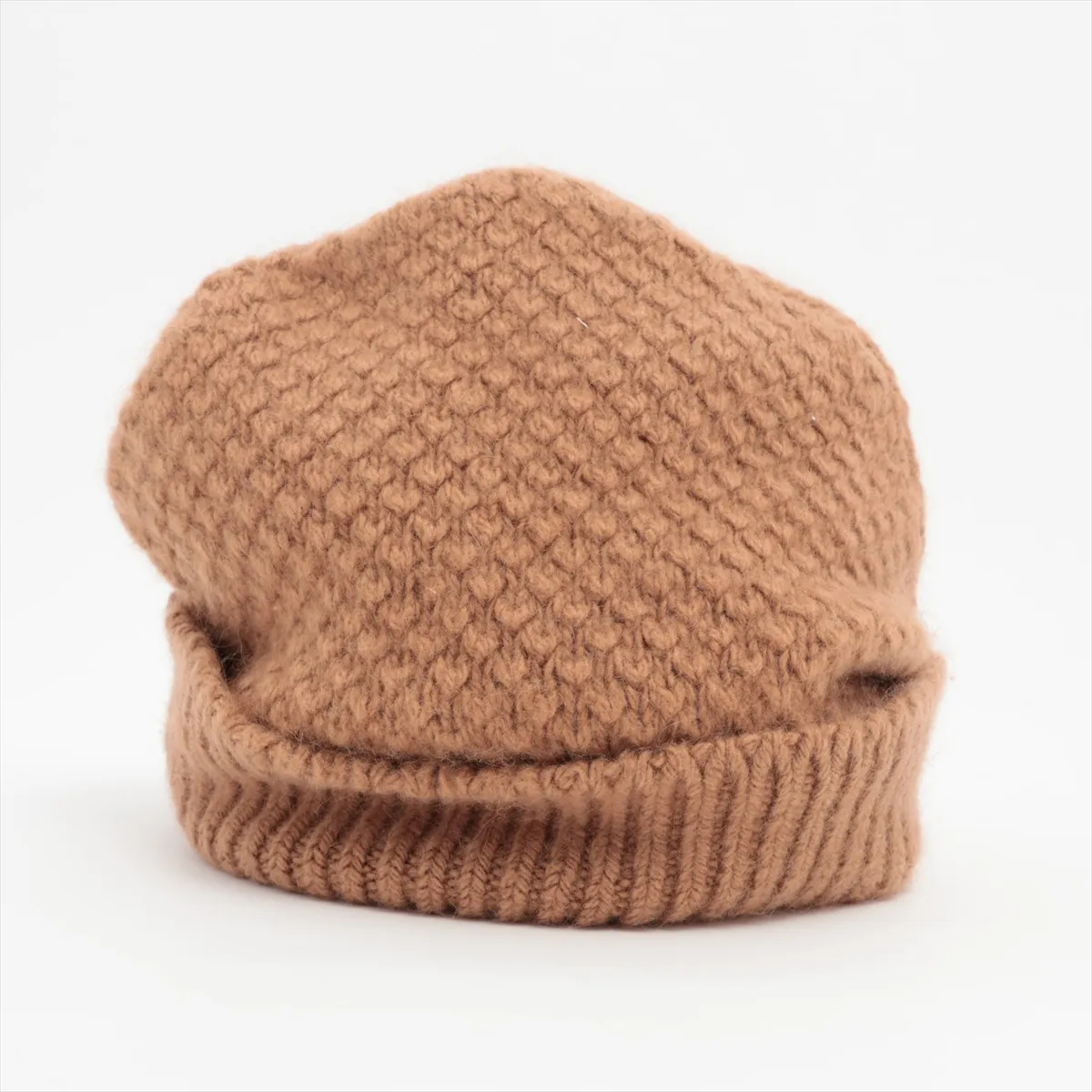 Knit Cashmere x Mohair Brown Tsure Fuzz Serie — view 3
