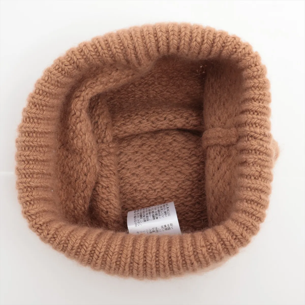 Knit Cashmere x Mohair Brown Tsure Fuzz Serie — view 4