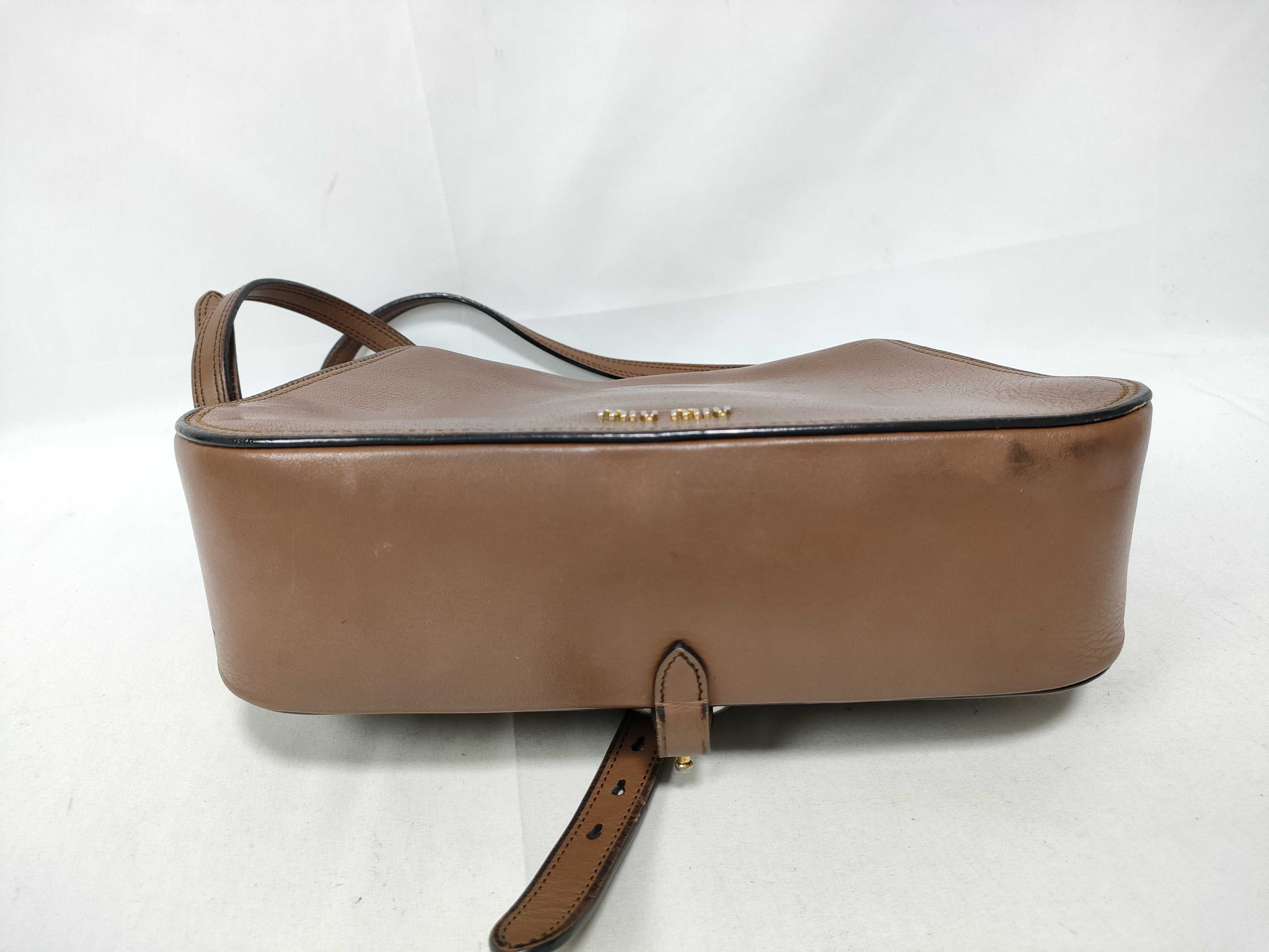 2-Way Bag with Long Strap, Dahlia Leather, Brown Handbag — view 3