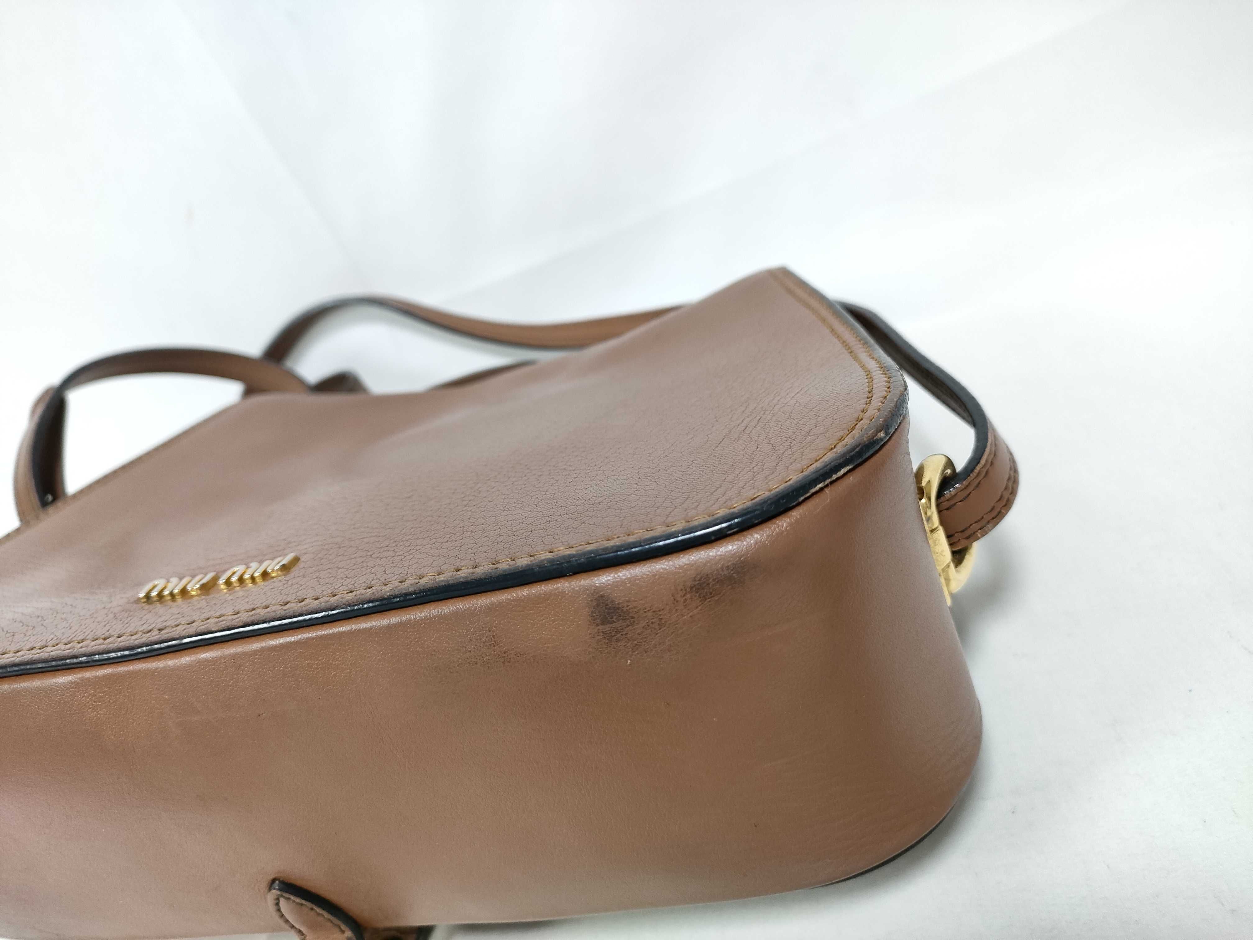2-Way Bag with Long Strap, Dahlia Leather, Brown Handbag — view 4