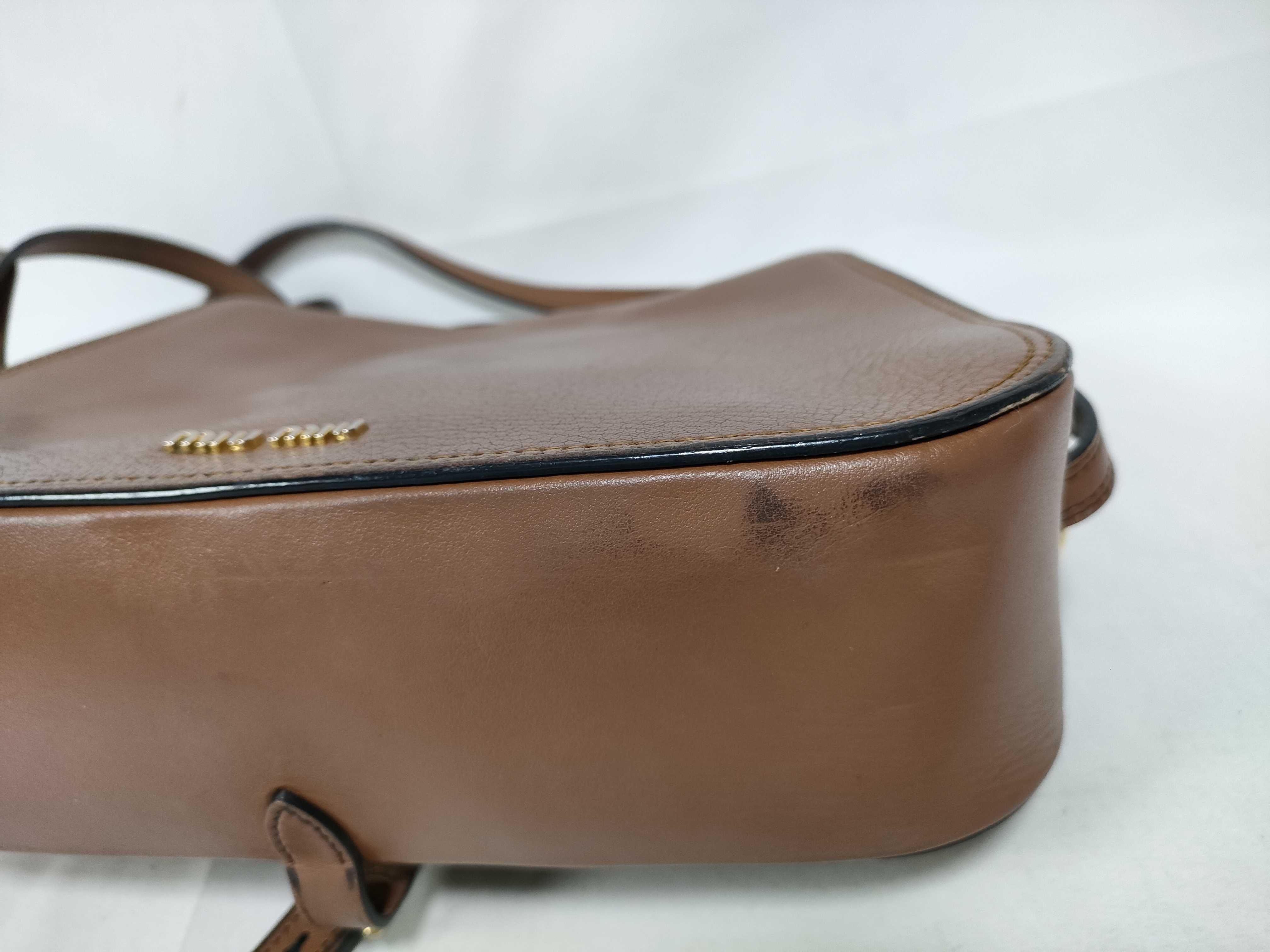 2-Way Bag with Long Strap, Dahlia Leather, Brown Handbag — view 5