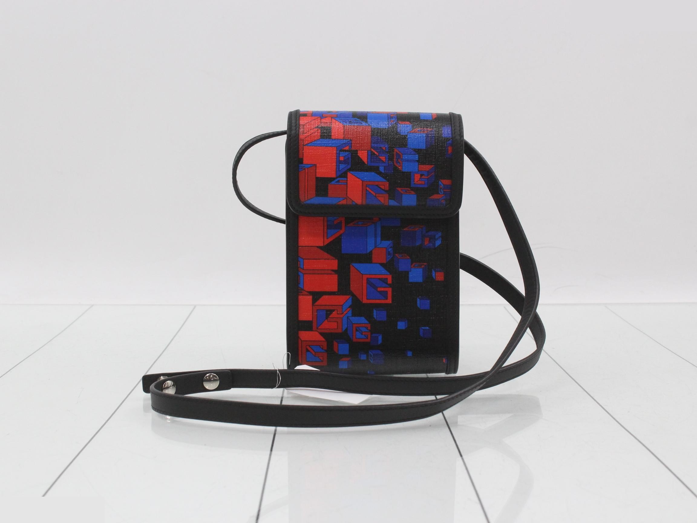 Shoulder bag, Square G Space, with phone holder.