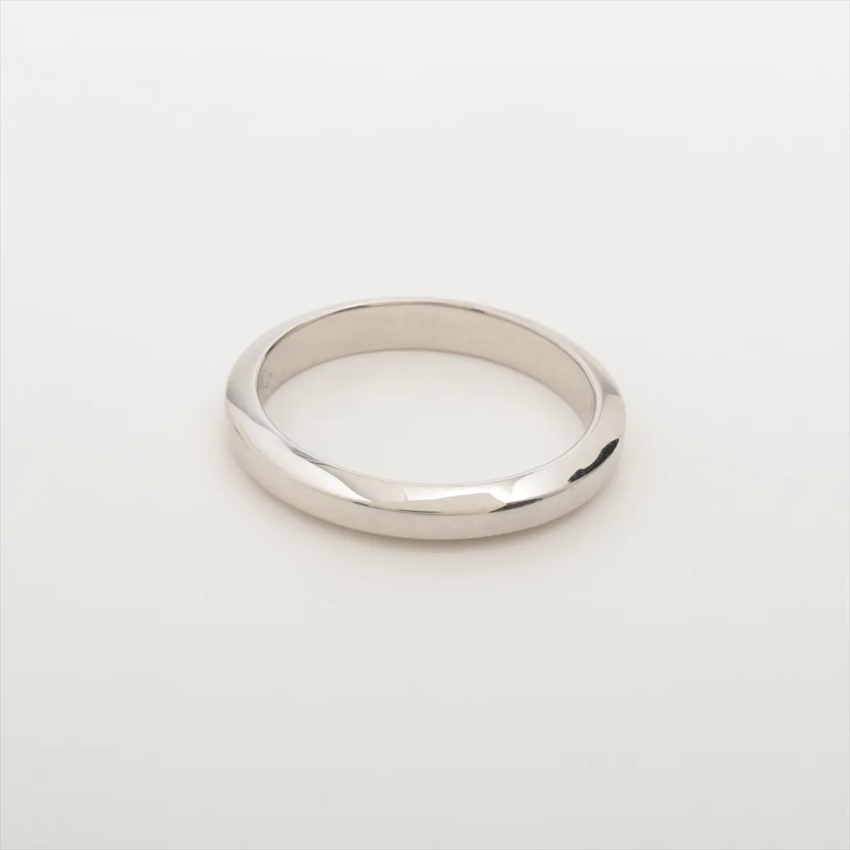 Declaration Ring, Pt950, 4.7g, Size 51, BT0323, with hole — view 2