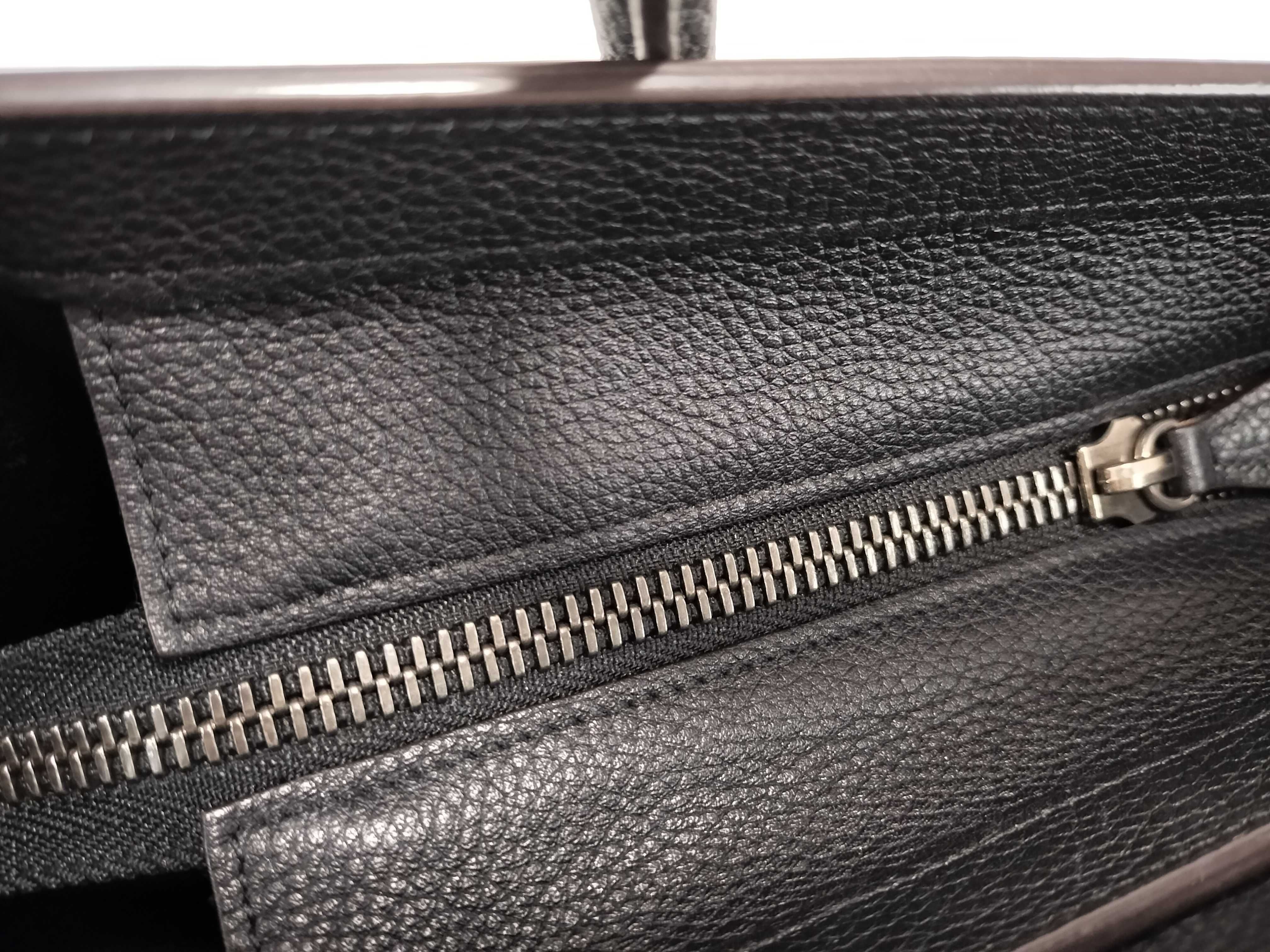 Luggage Micro Shopper Black Handbag — view 6