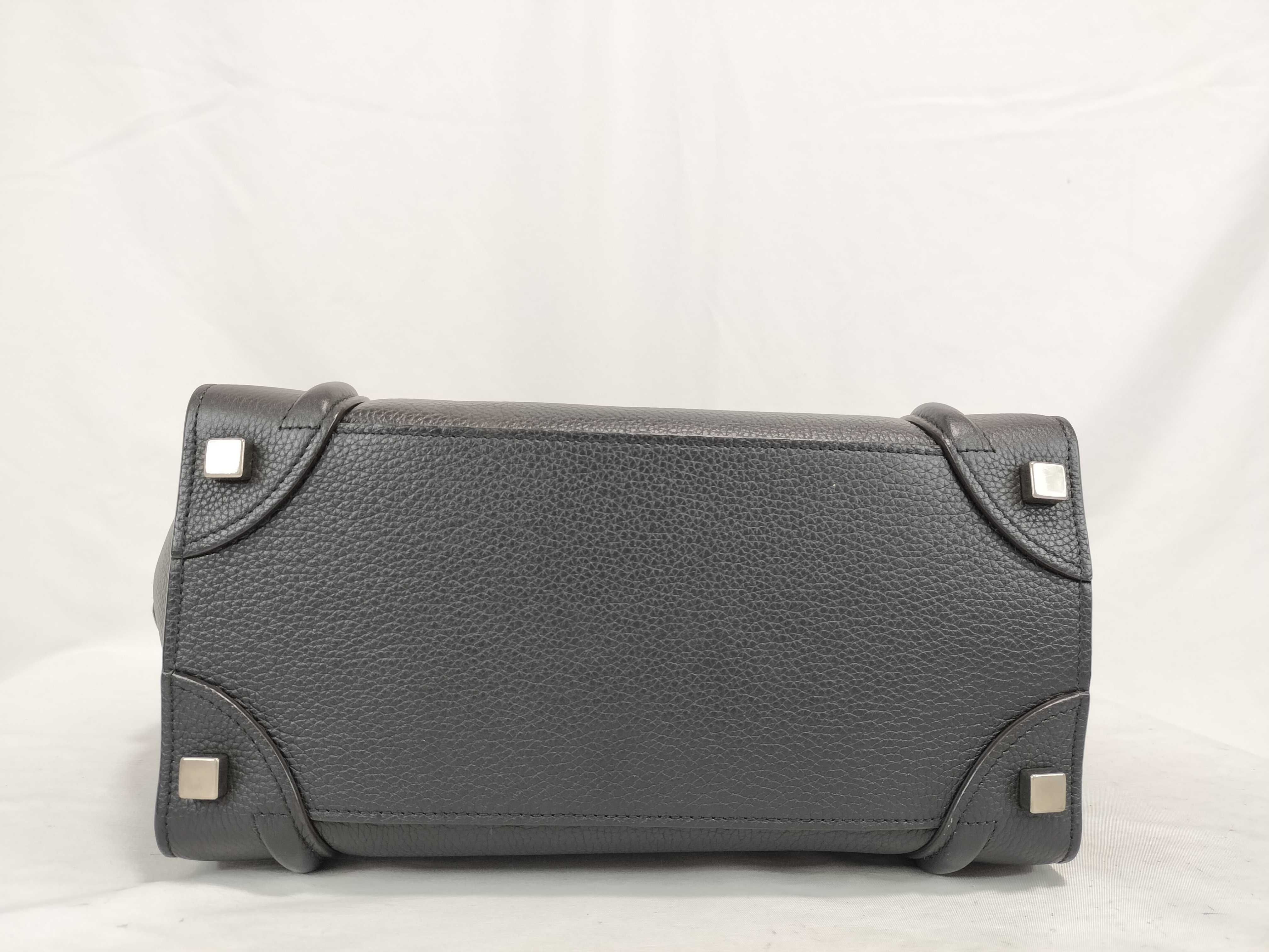 Luggage Micro Shopper Black Handbag — view 8