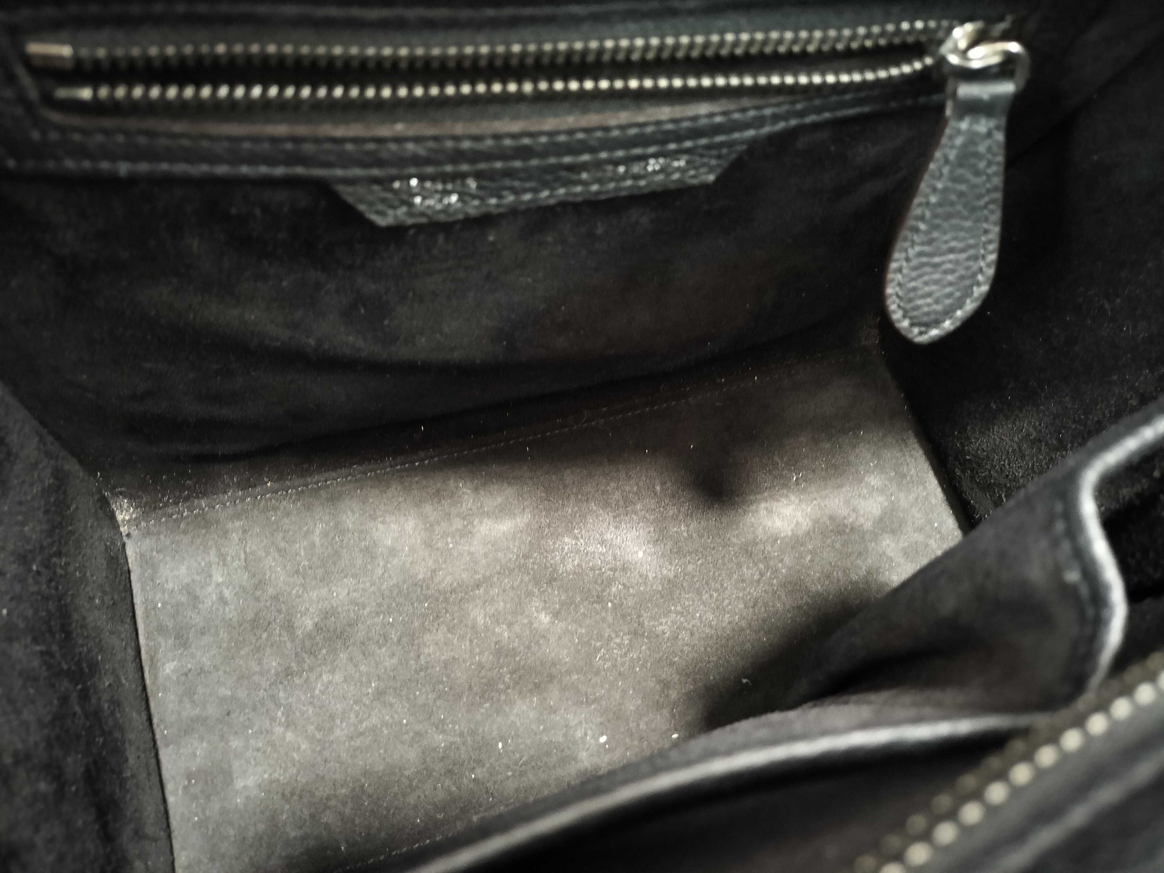 Luggage Micro Shopper Black Handbag — view 10